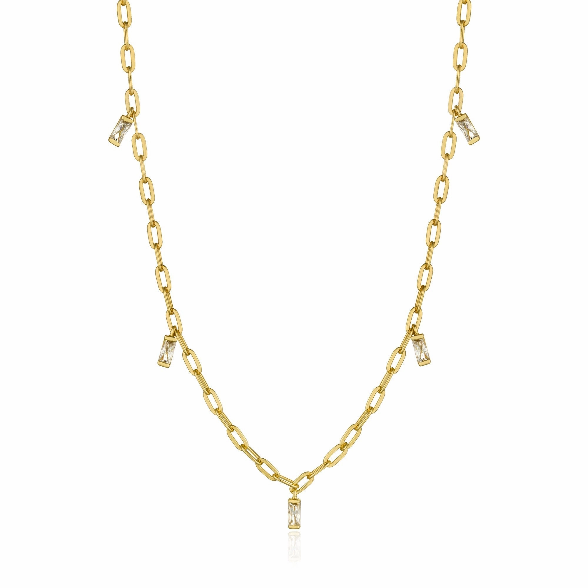 Gold Glow Drop Necklace