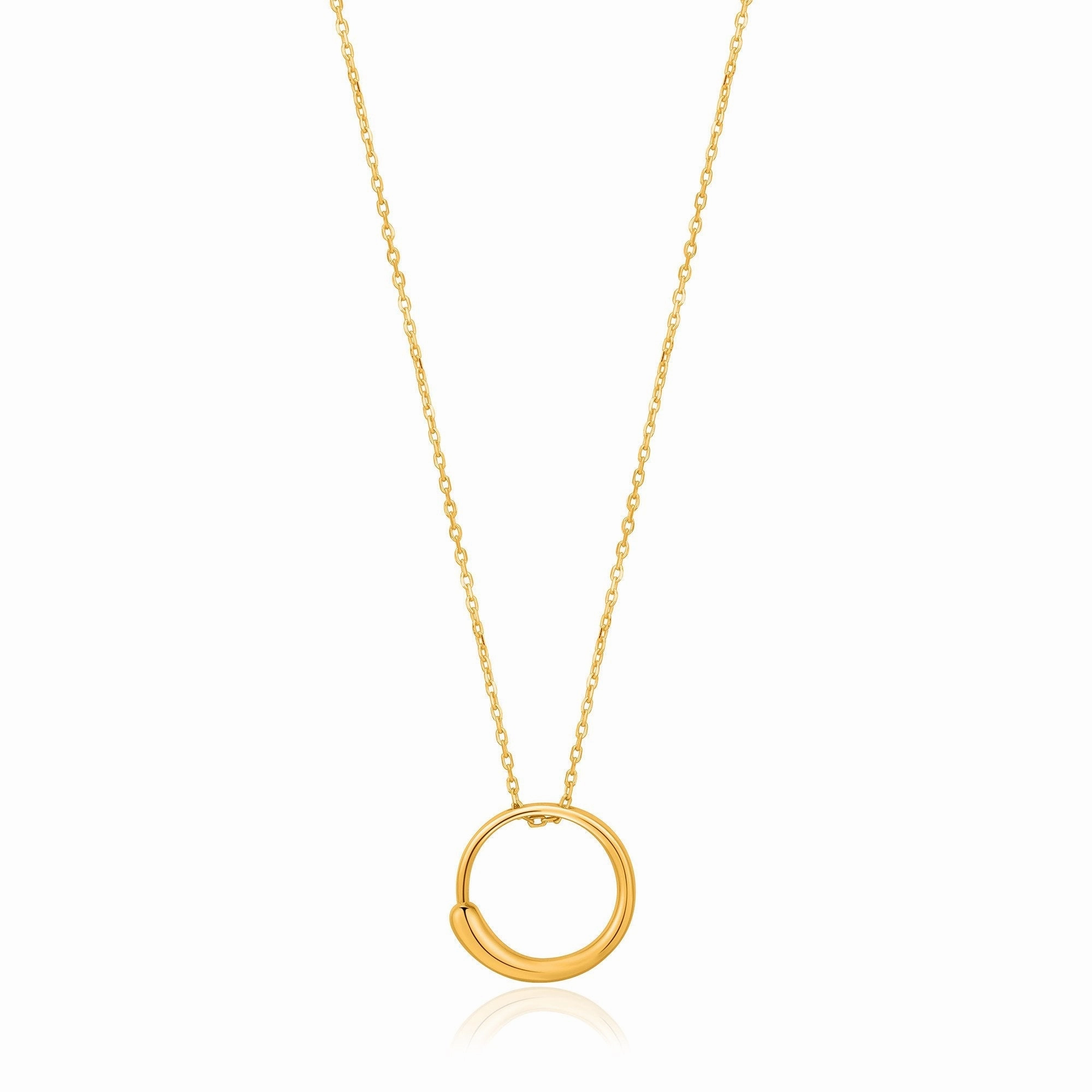 Gold Luxe Circle Necklace
