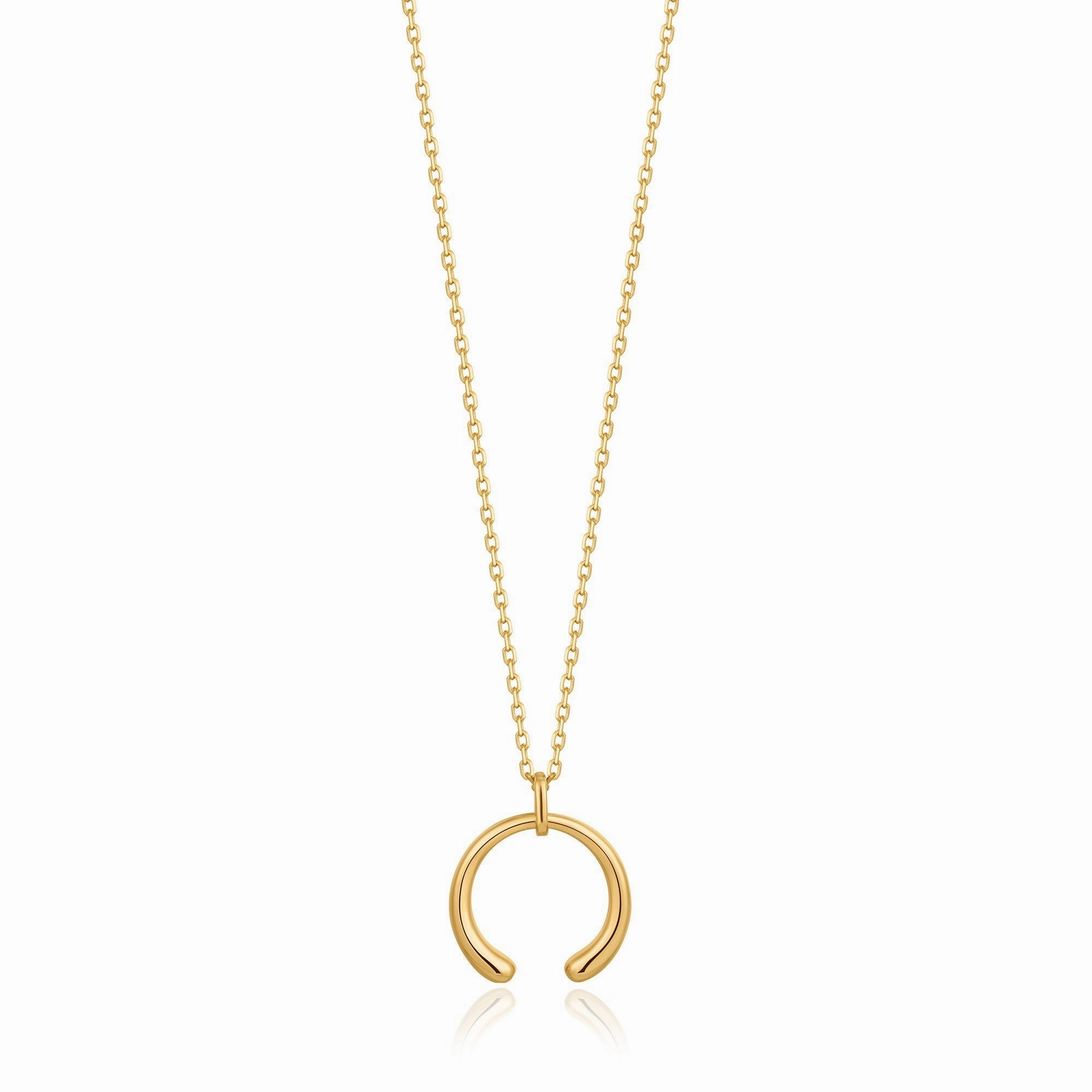 Gold Luxe Curve Necklace