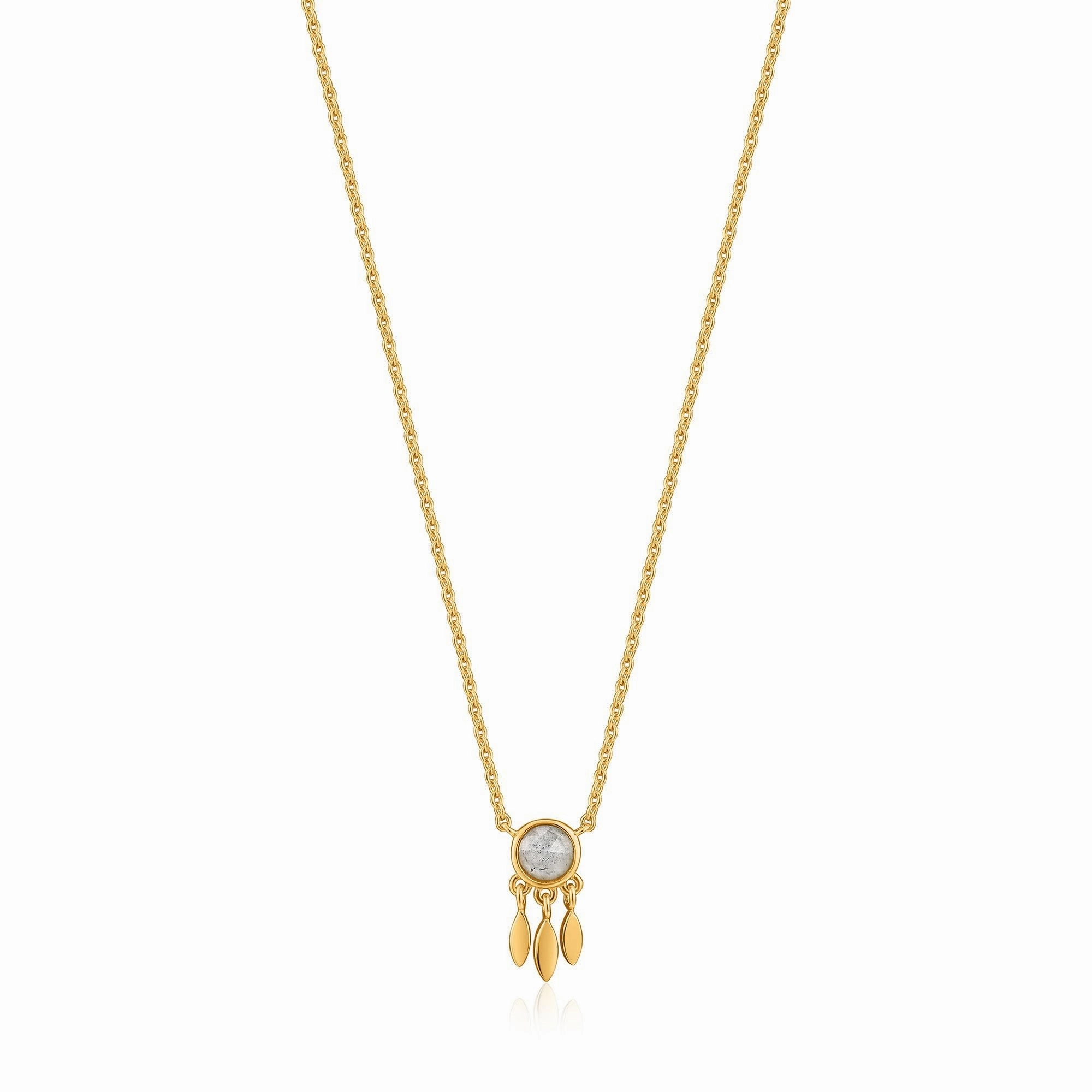 Gold Midnight Fringe Necklace
