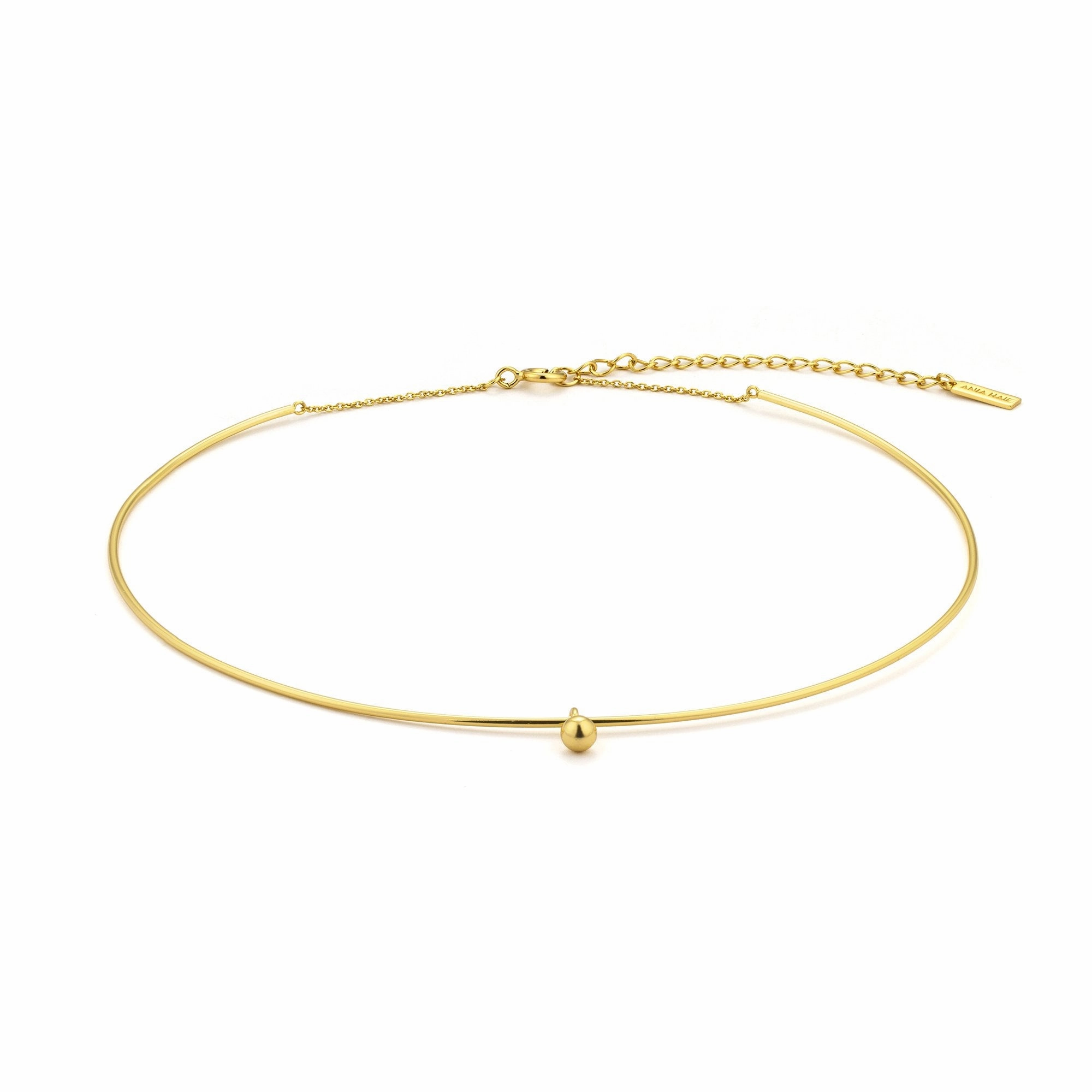 Gold Orbit Solid Choker