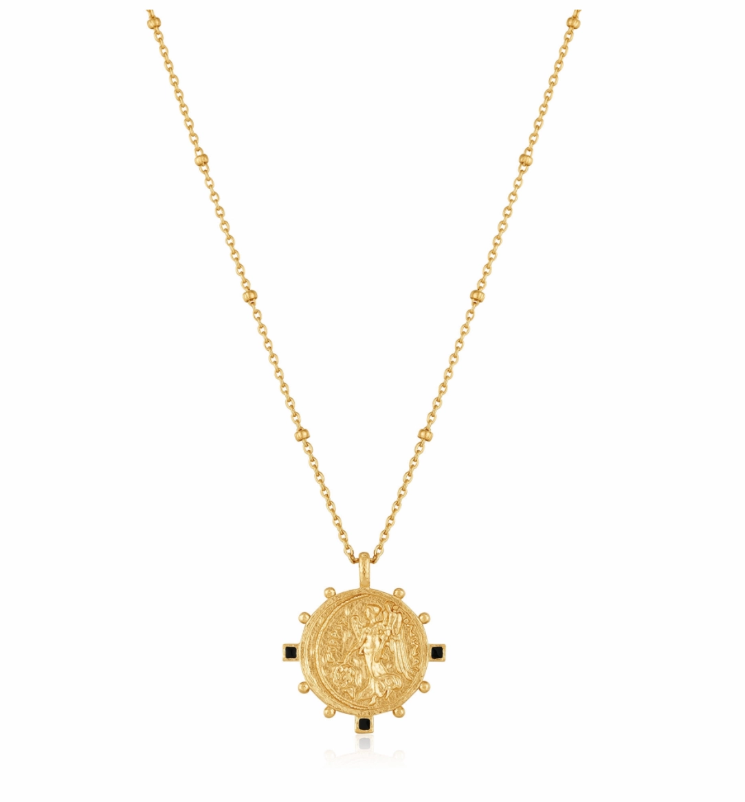 Gold Victory Goddess Necklace