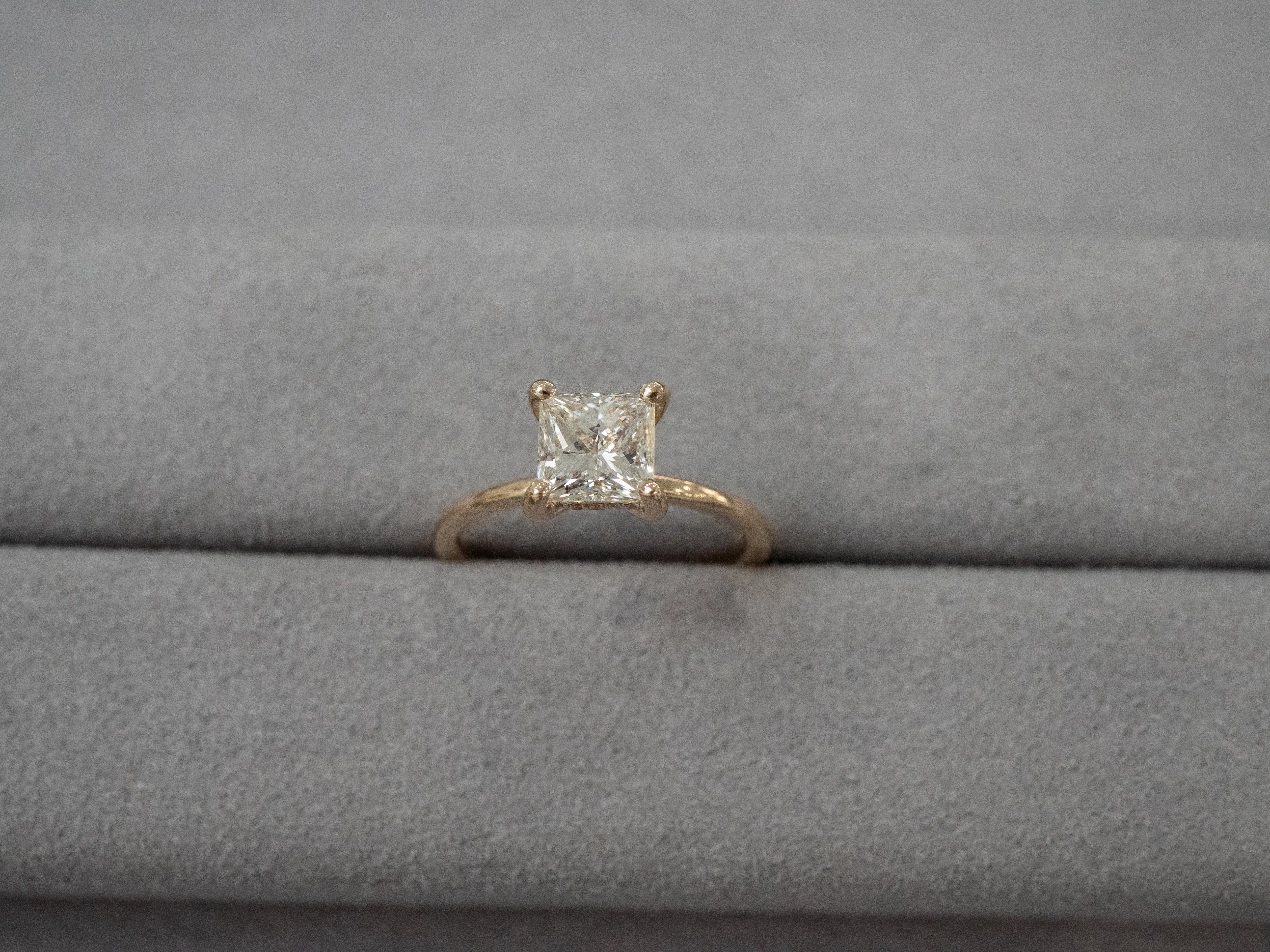 Hidden Halo Princess Cut 1.51ct
