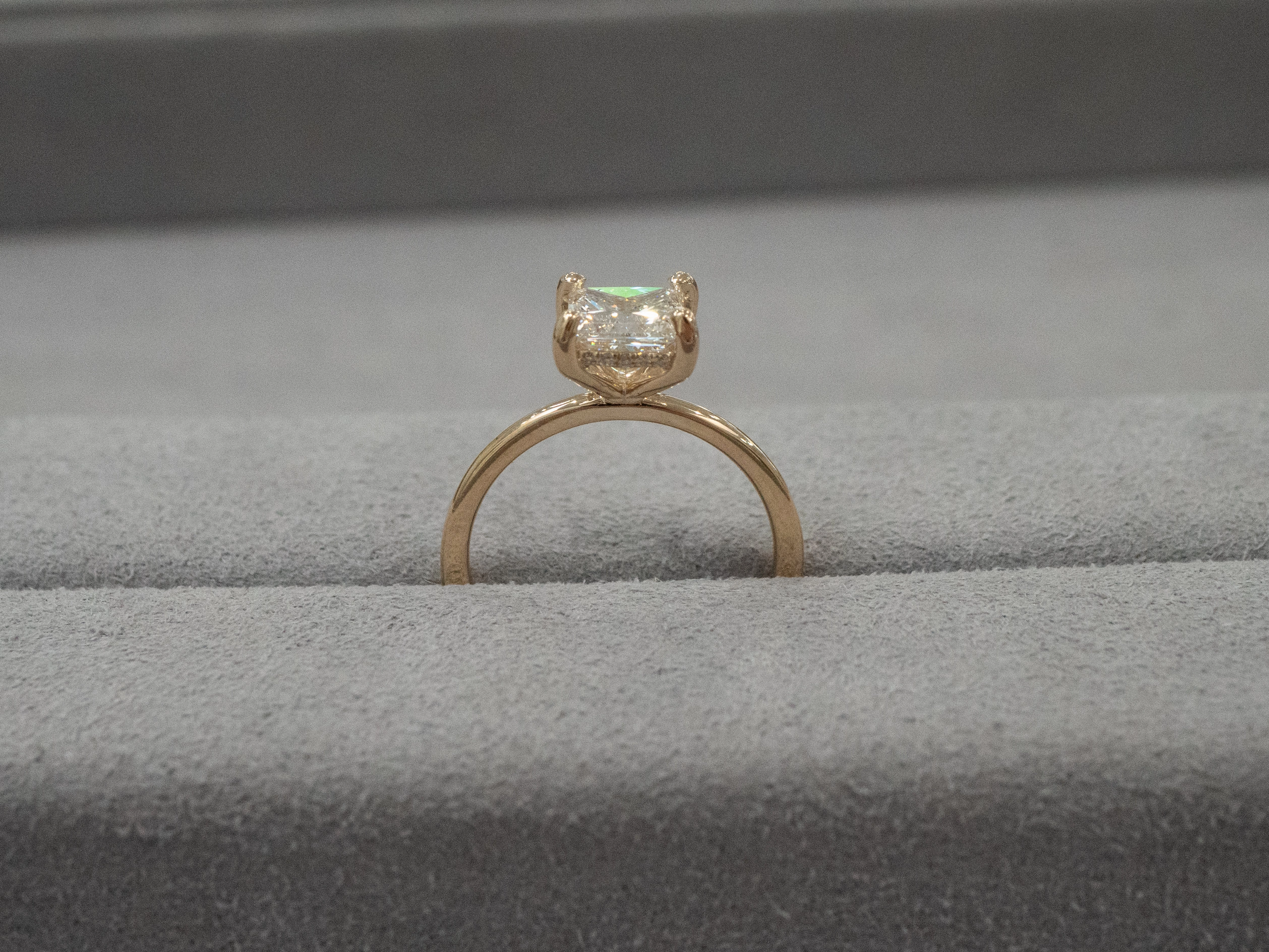 Hidden Halo Princess Cut 1.51ct