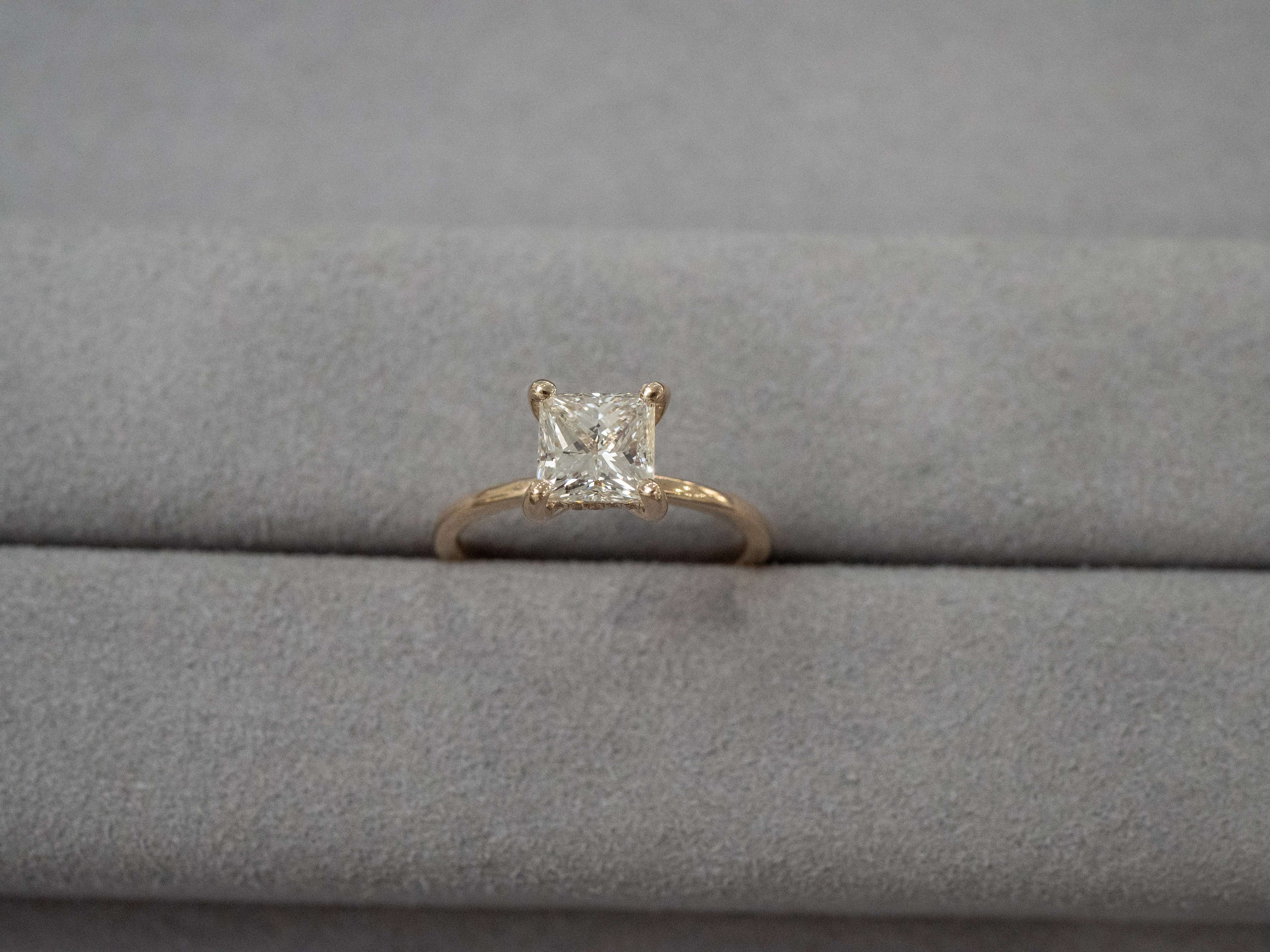 Hidden Halo Princess Cut 1.51ct