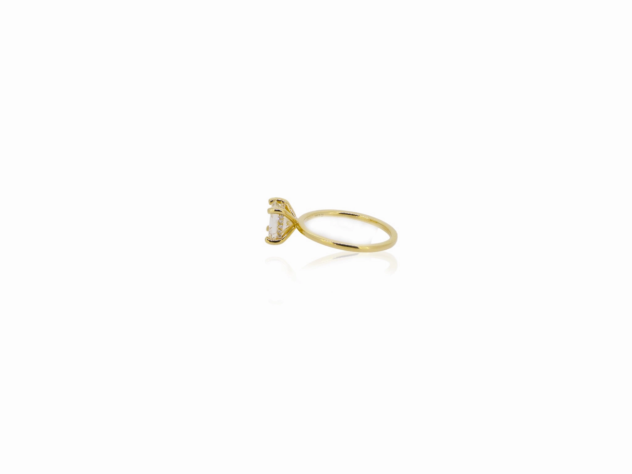 Hidden Halo Princess Cut 1.51ct