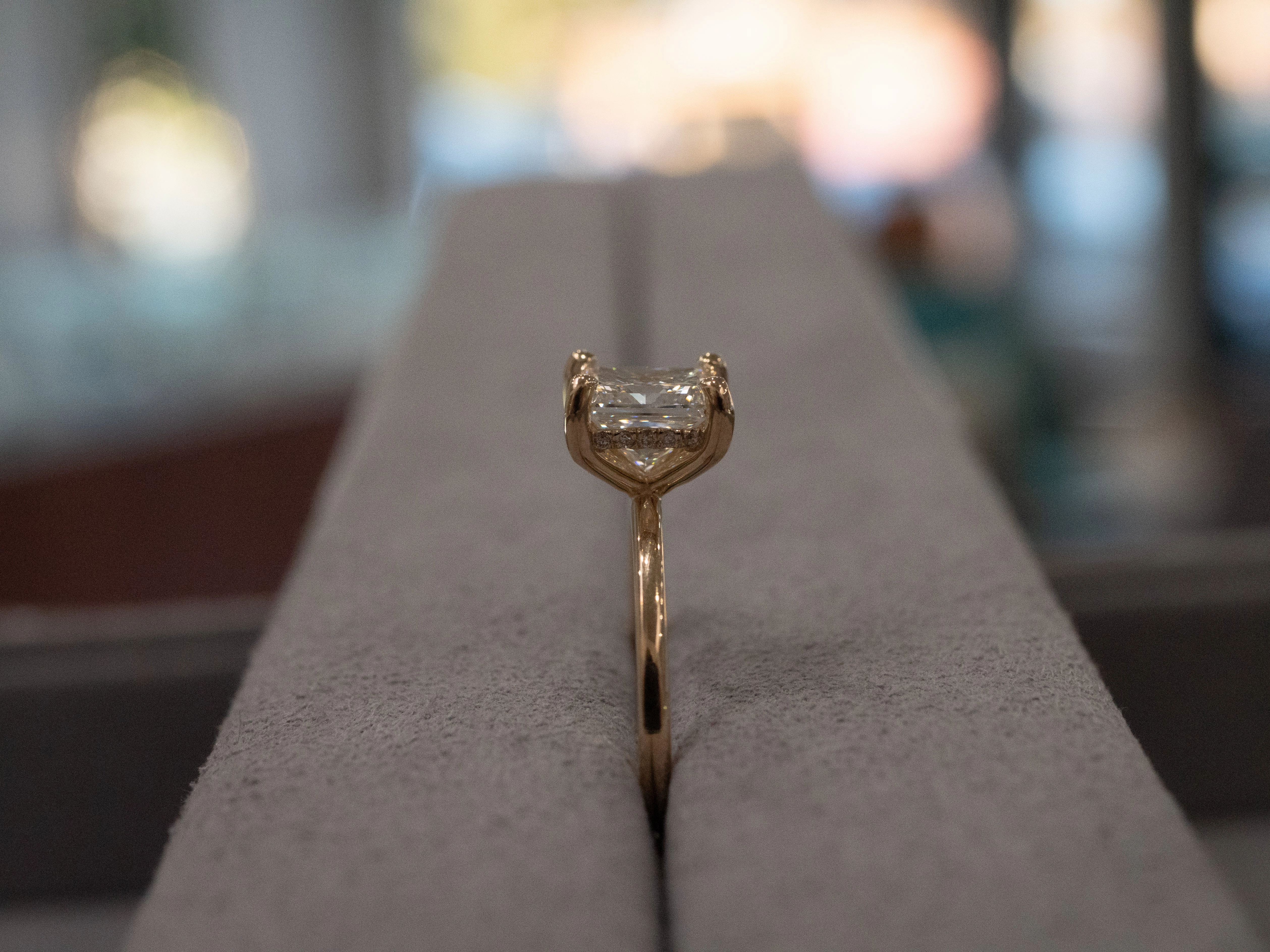 Hidden Halo Princess Cut 1.51ct