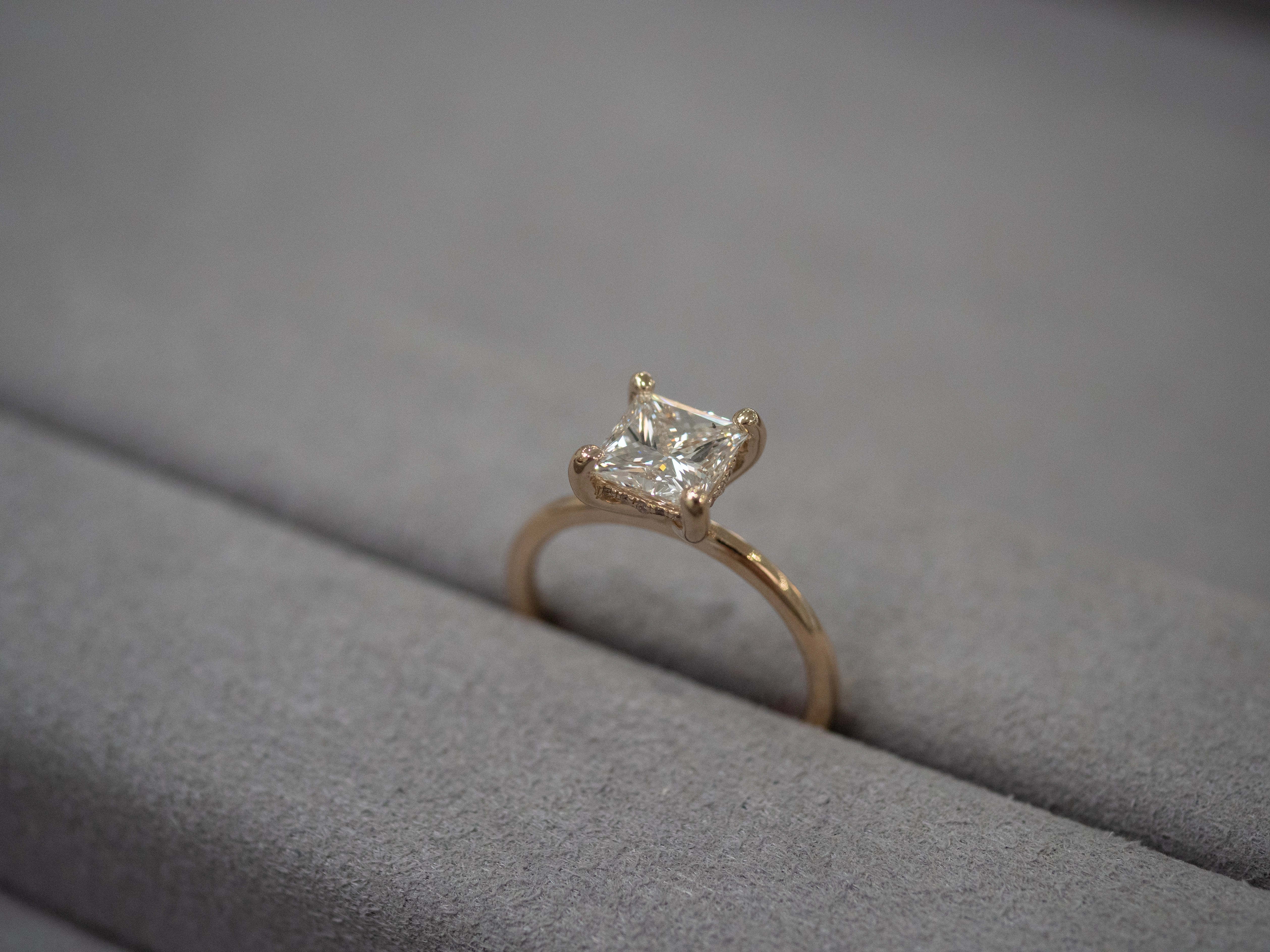 Hidden Halo Princess Cut 1.51ct