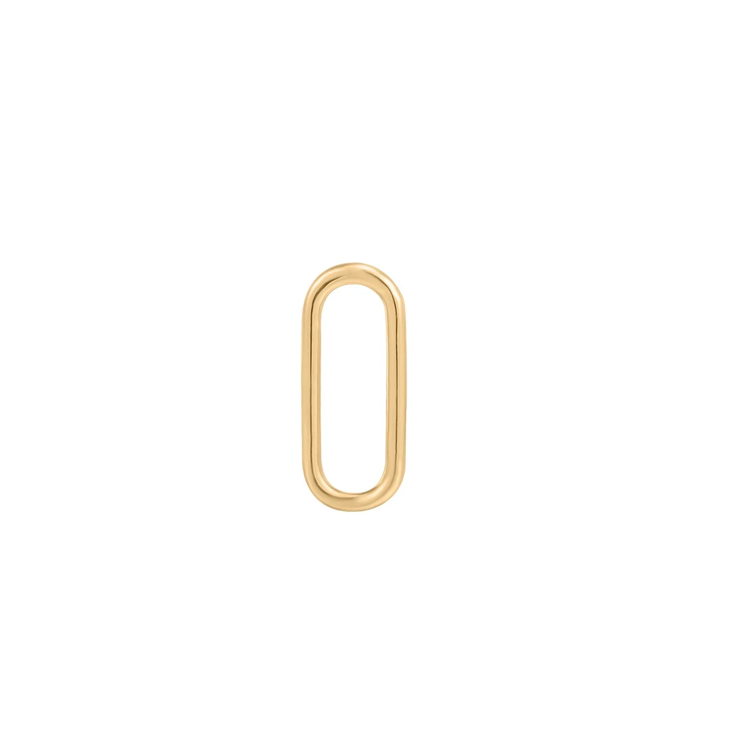 IMOGEN | Gold Paper Clip Charm