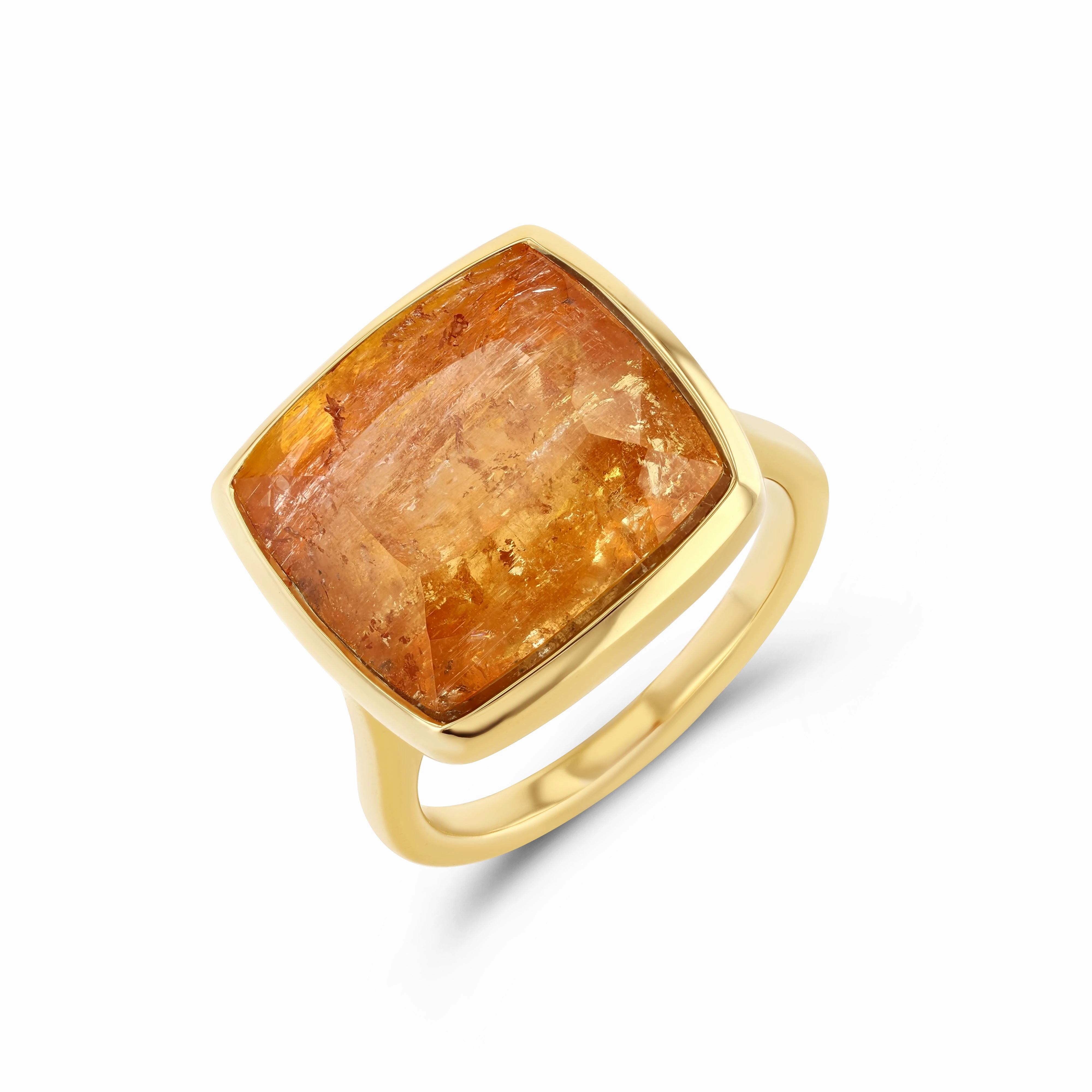 IMPERIAL TOPAZ BEZEL RING