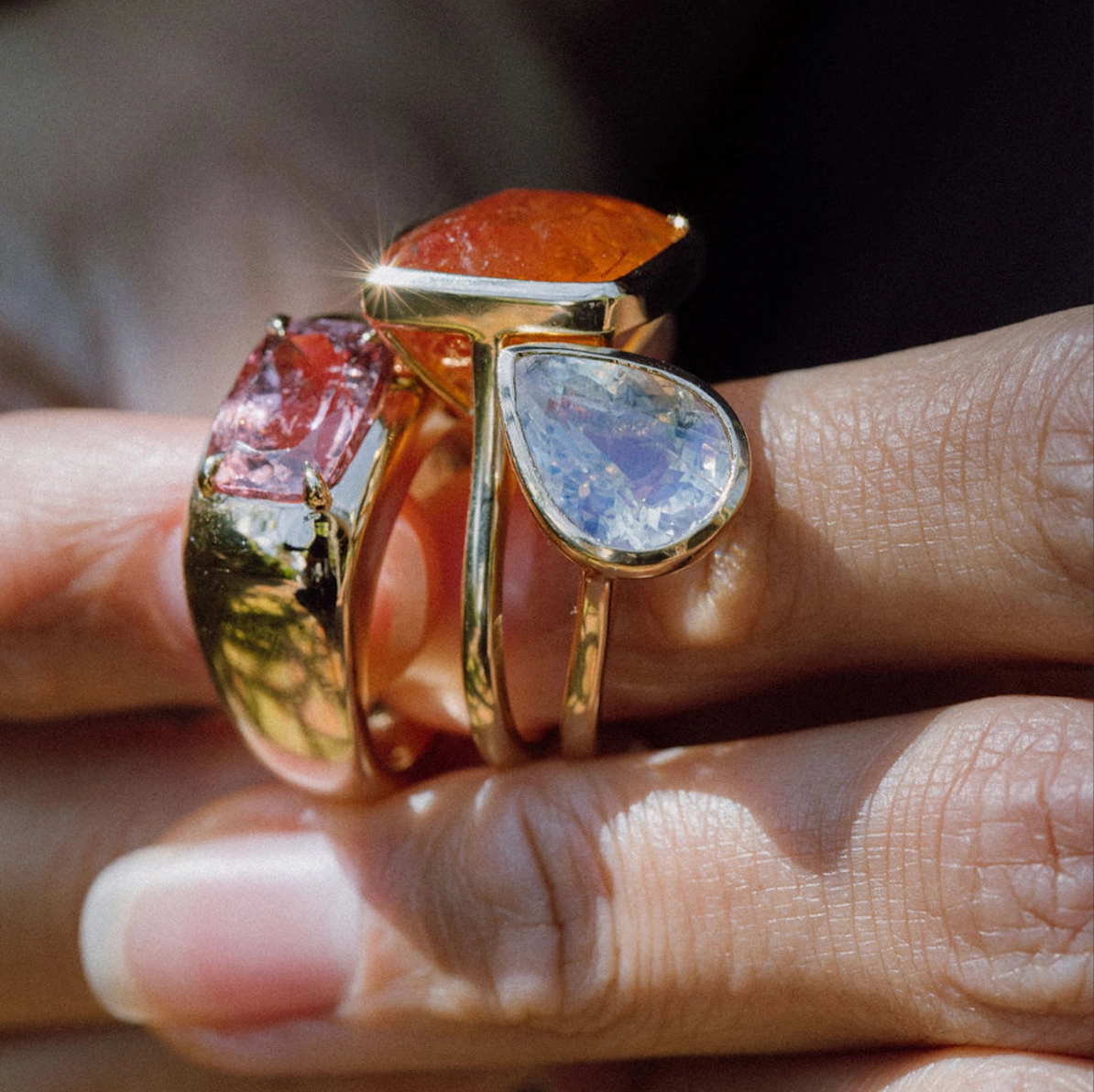 IMPERIAL TOPAZ BEZEL RING