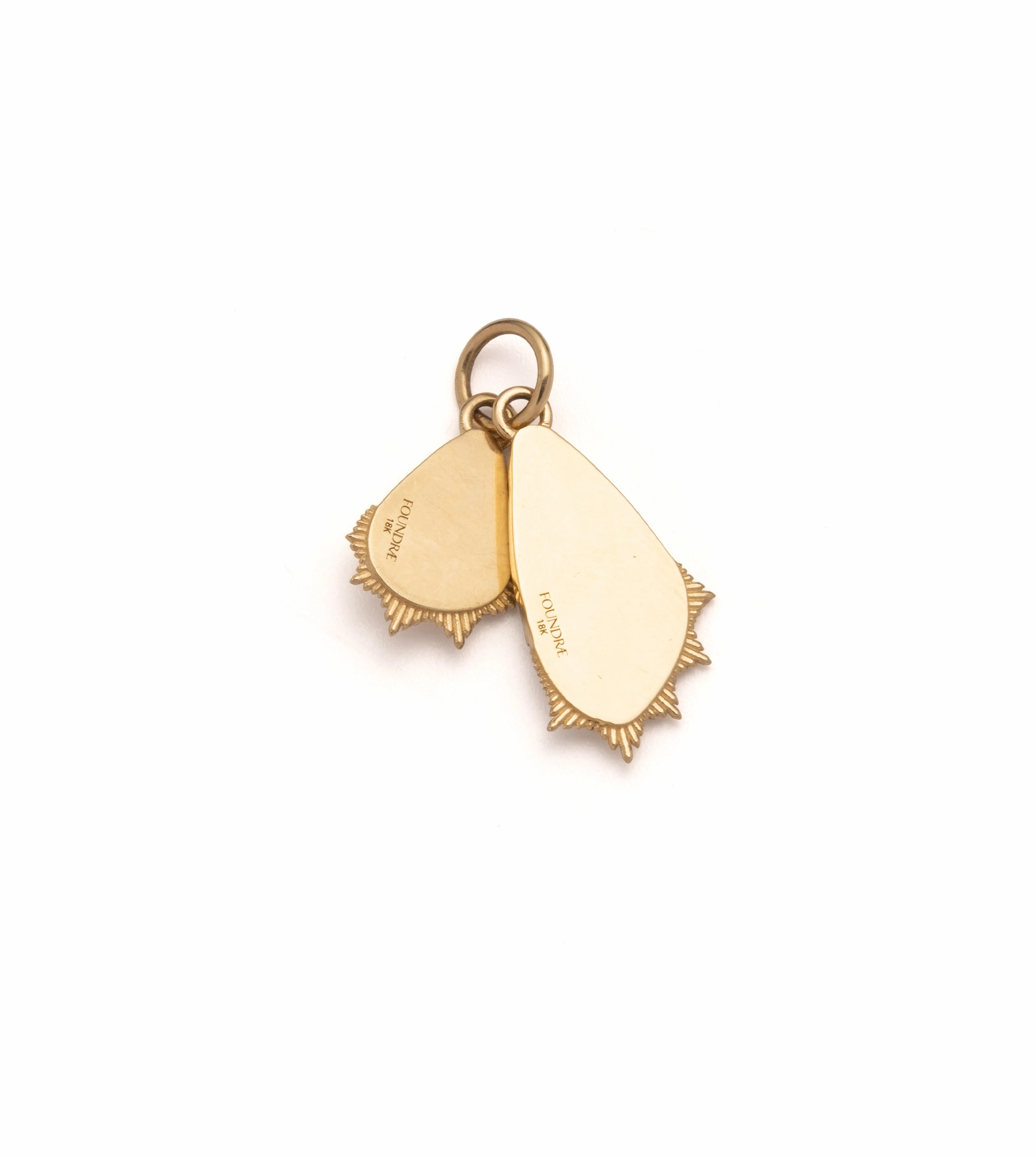 Initial Butterfly Wings : Miniature Medallion