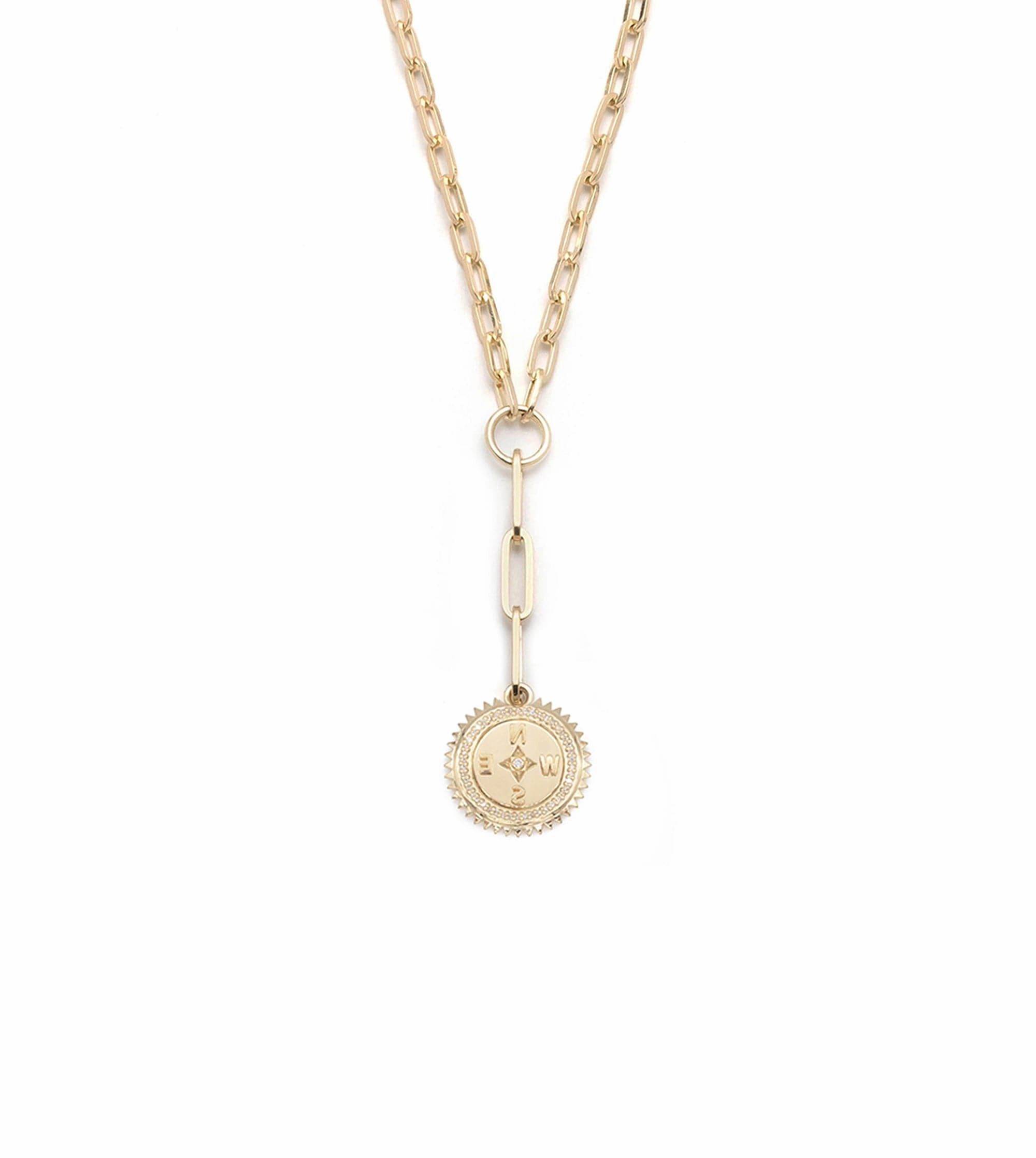 Internal Compass : Refined Clip Extension Chain Necklace