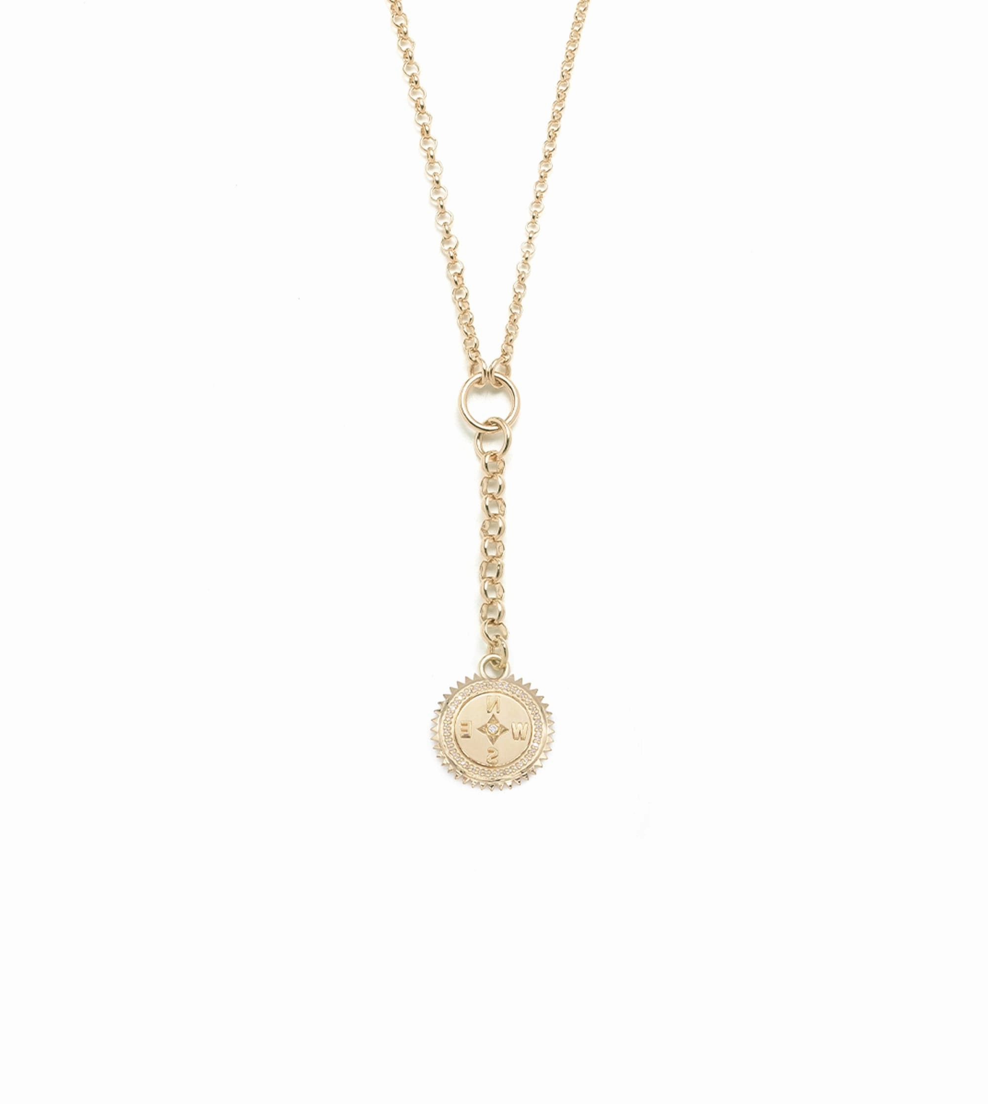 Internal Compass : Small Mixed Belcher Extension Chain Necklace
