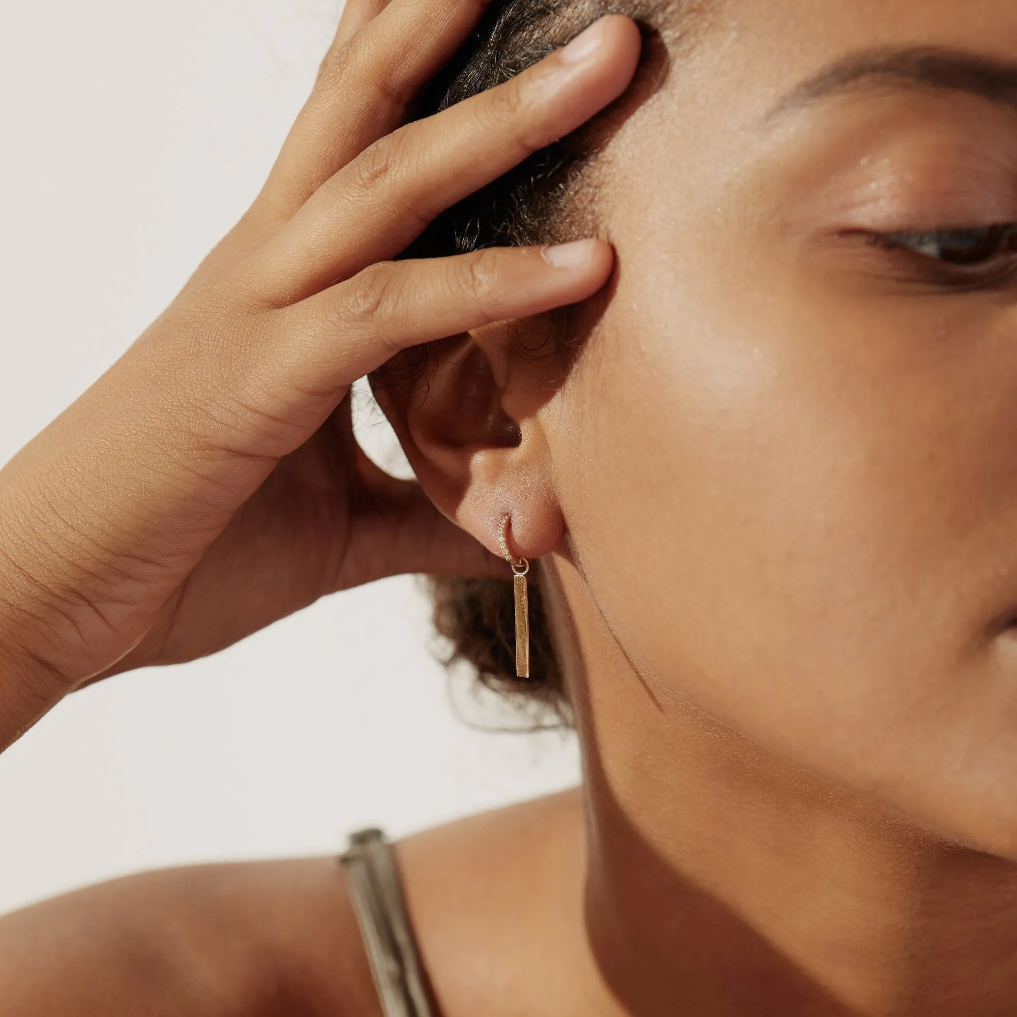 JOURNEY | Engravable Bar Earring Charm