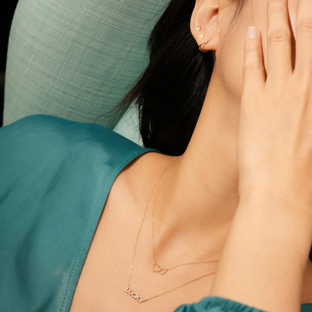 JUlLIETTE | Single Heart-Shaped Hoop