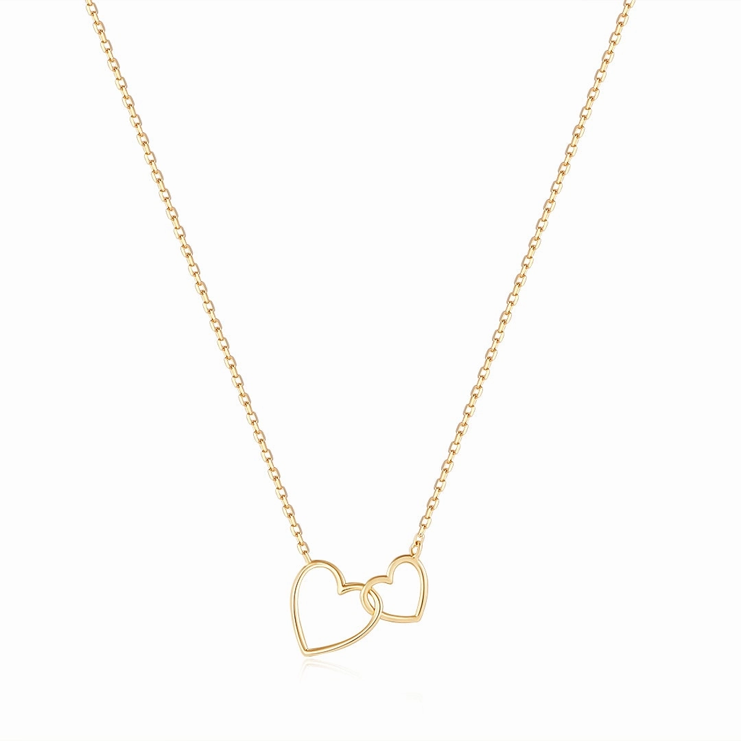 JUlLIETTE | Interlocked Hearts Necklace