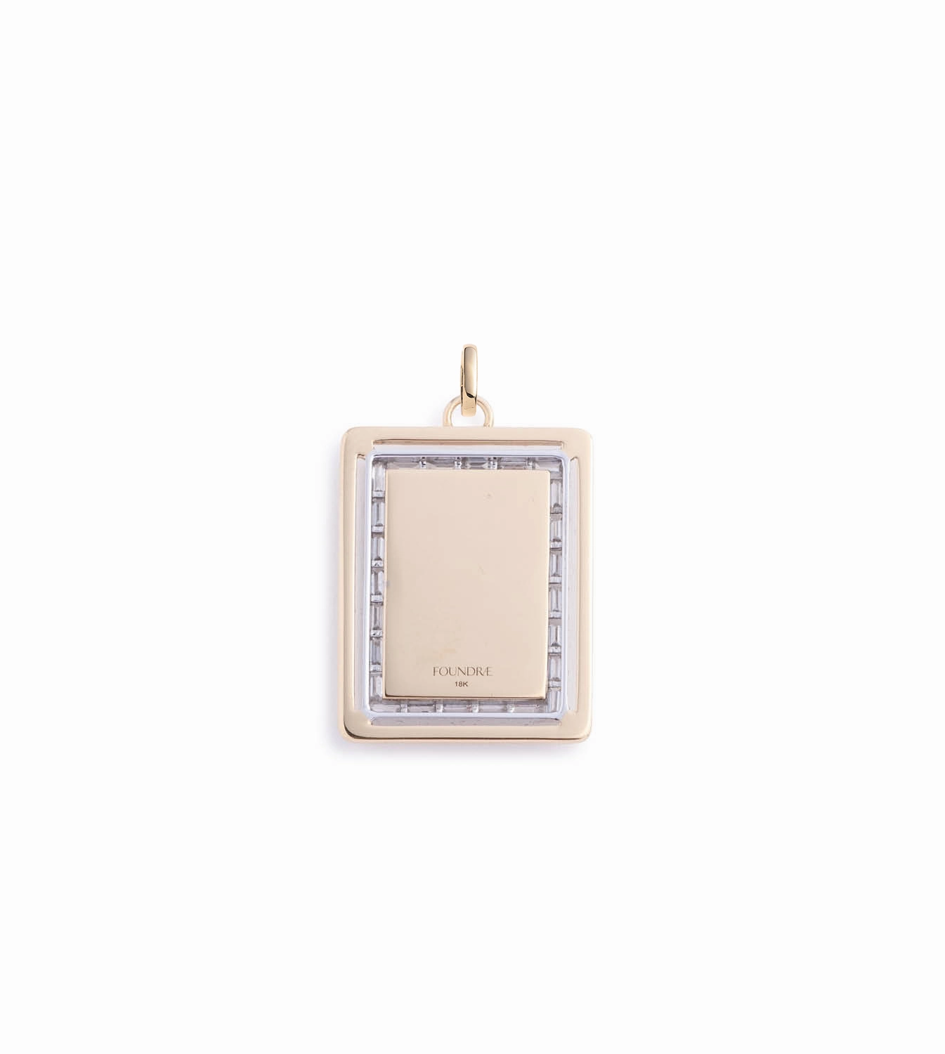 Lovestruck : Custom Initial Pierced Diamond Pendant With Annex Link