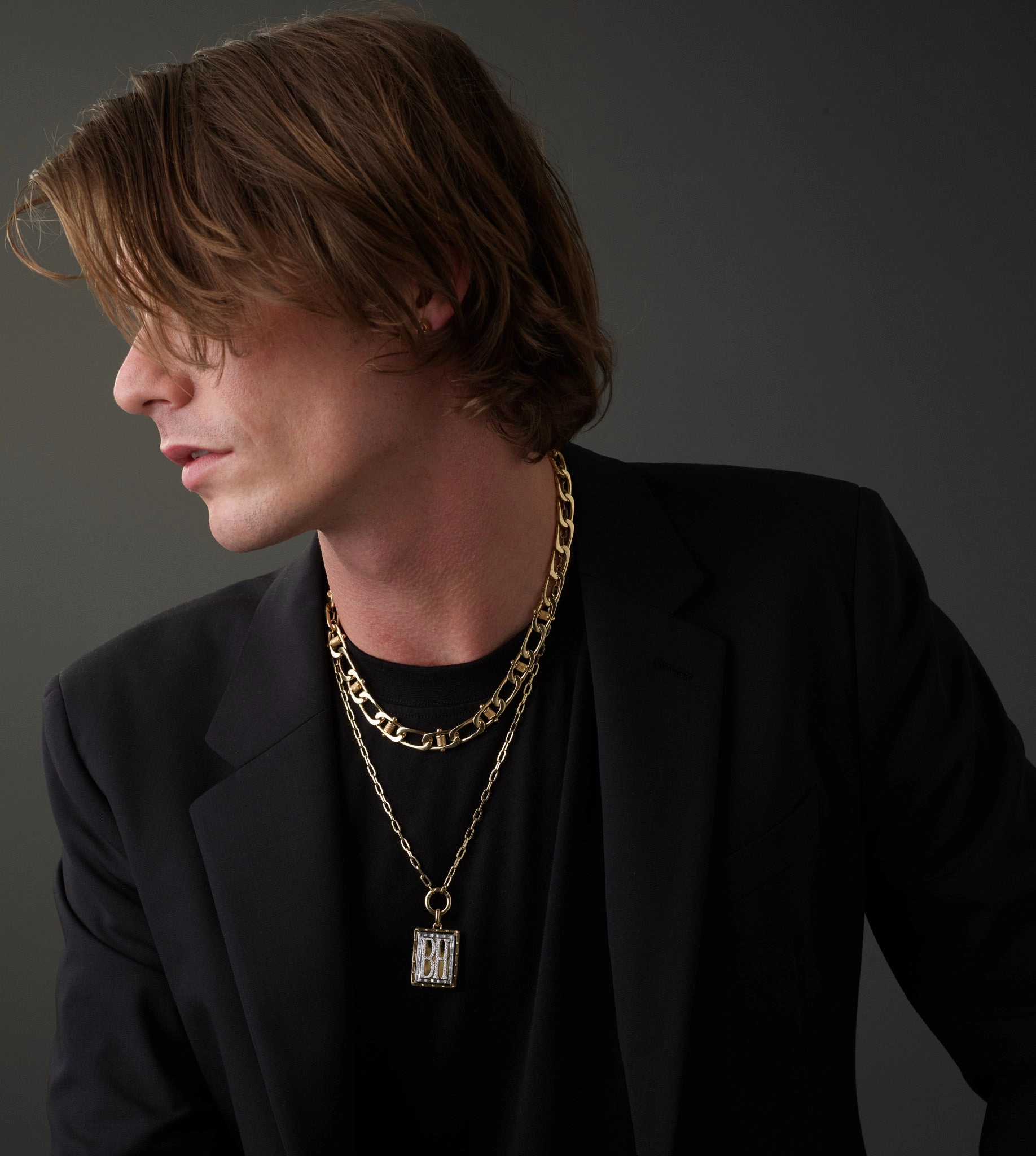 Lovestruck : Pierced Curb Chain Necklace