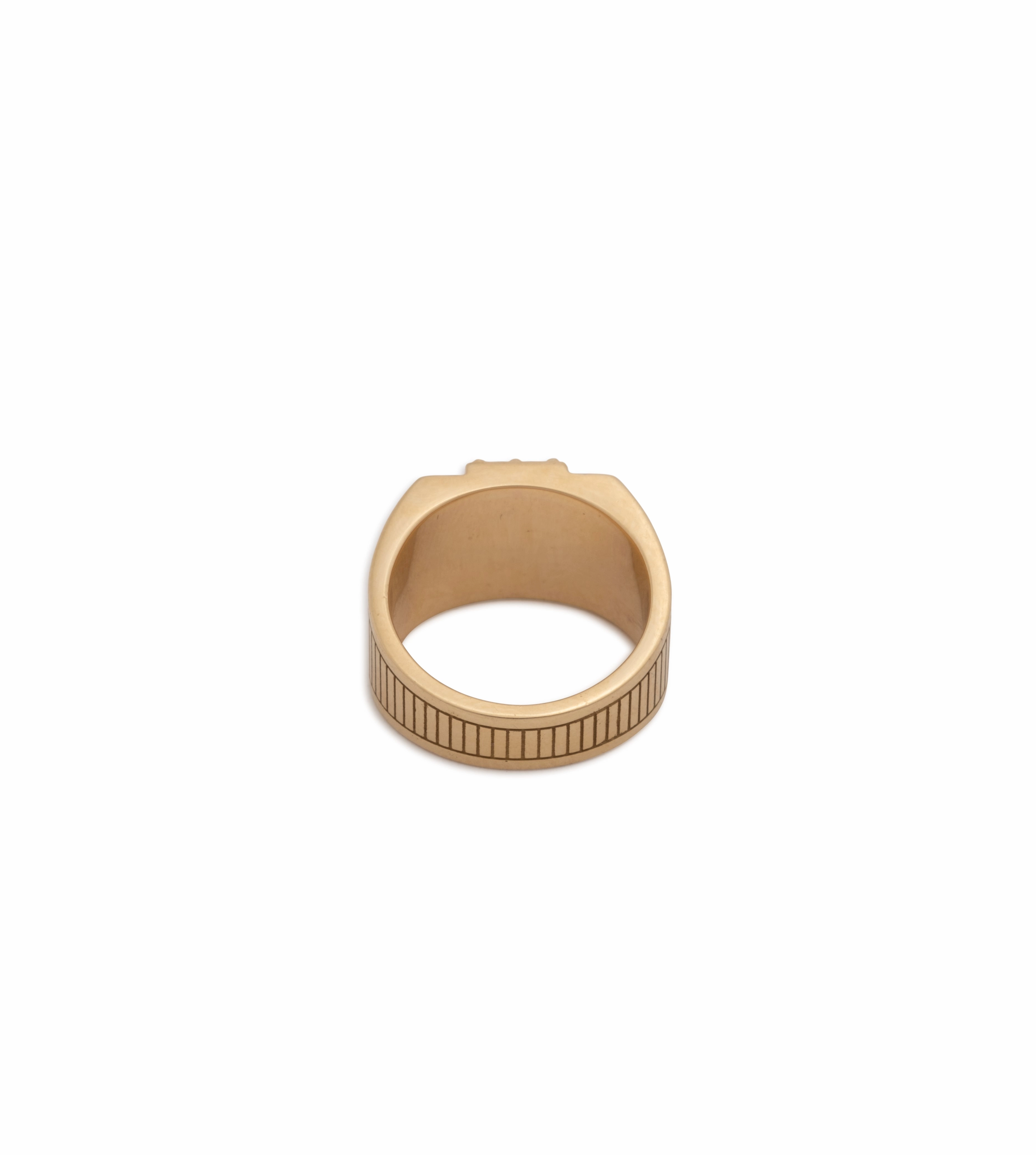 Lovestruck : Pierced Diamond Initial Ring