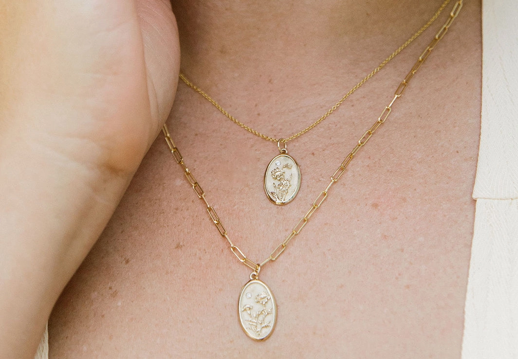 MARCH BIRTH FLOWER CHARM