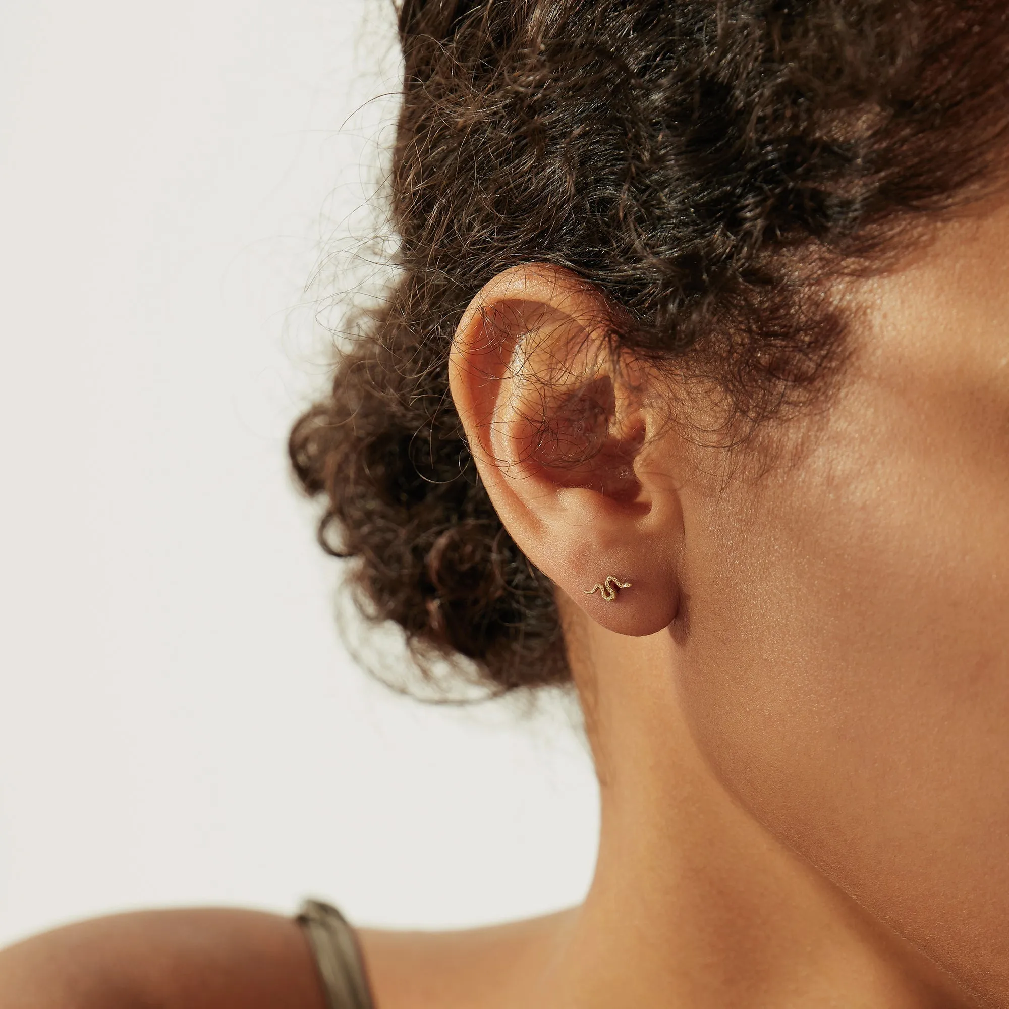 MEDUSA | Snake Single Piercing Earring
