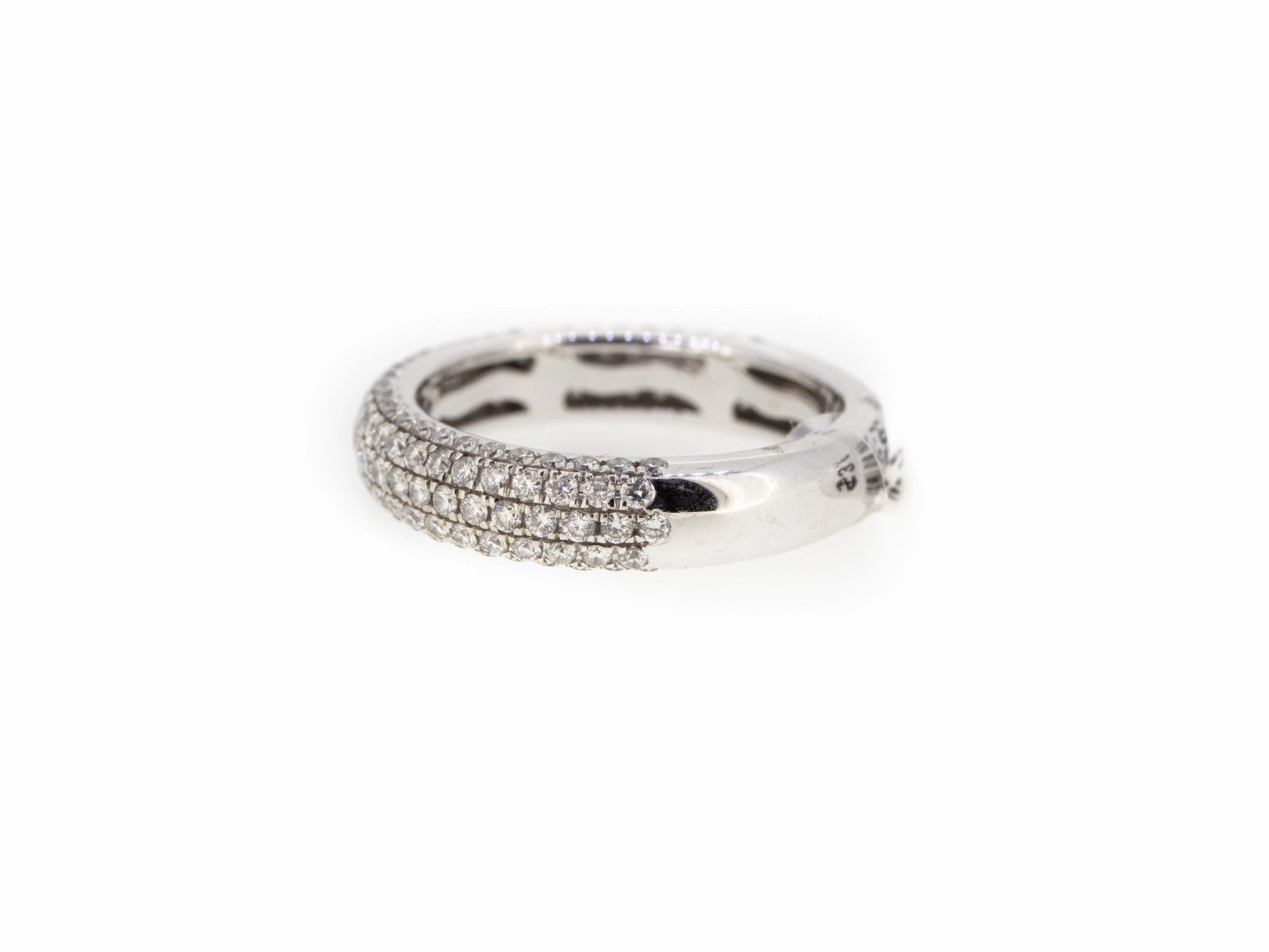 Micro Pave Half Eternity
