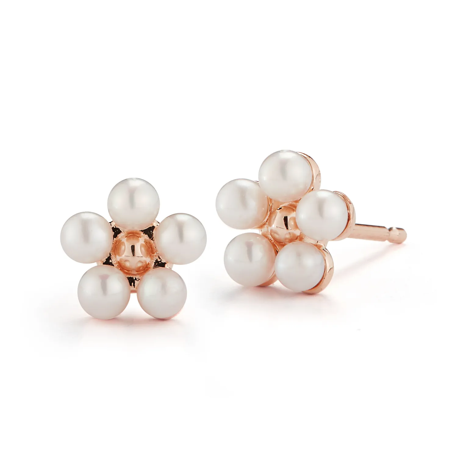 Mini Pearl Flower Earrings