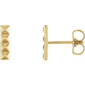 Mini Pyramid Earring