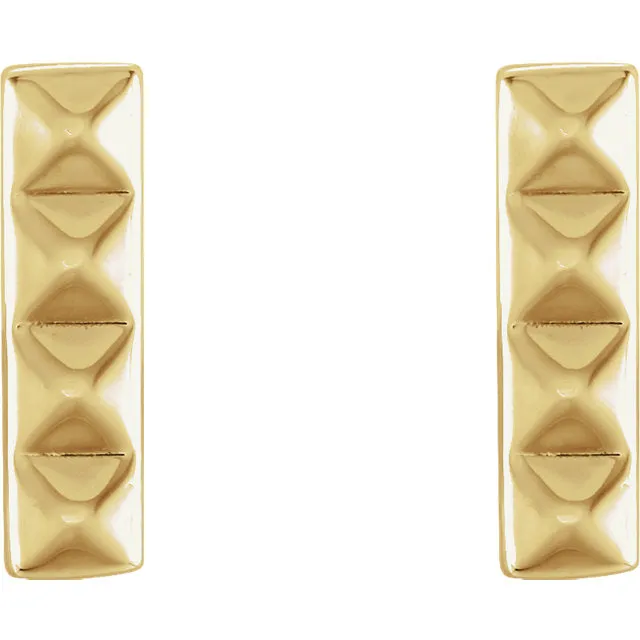Mini Pyramid Earring