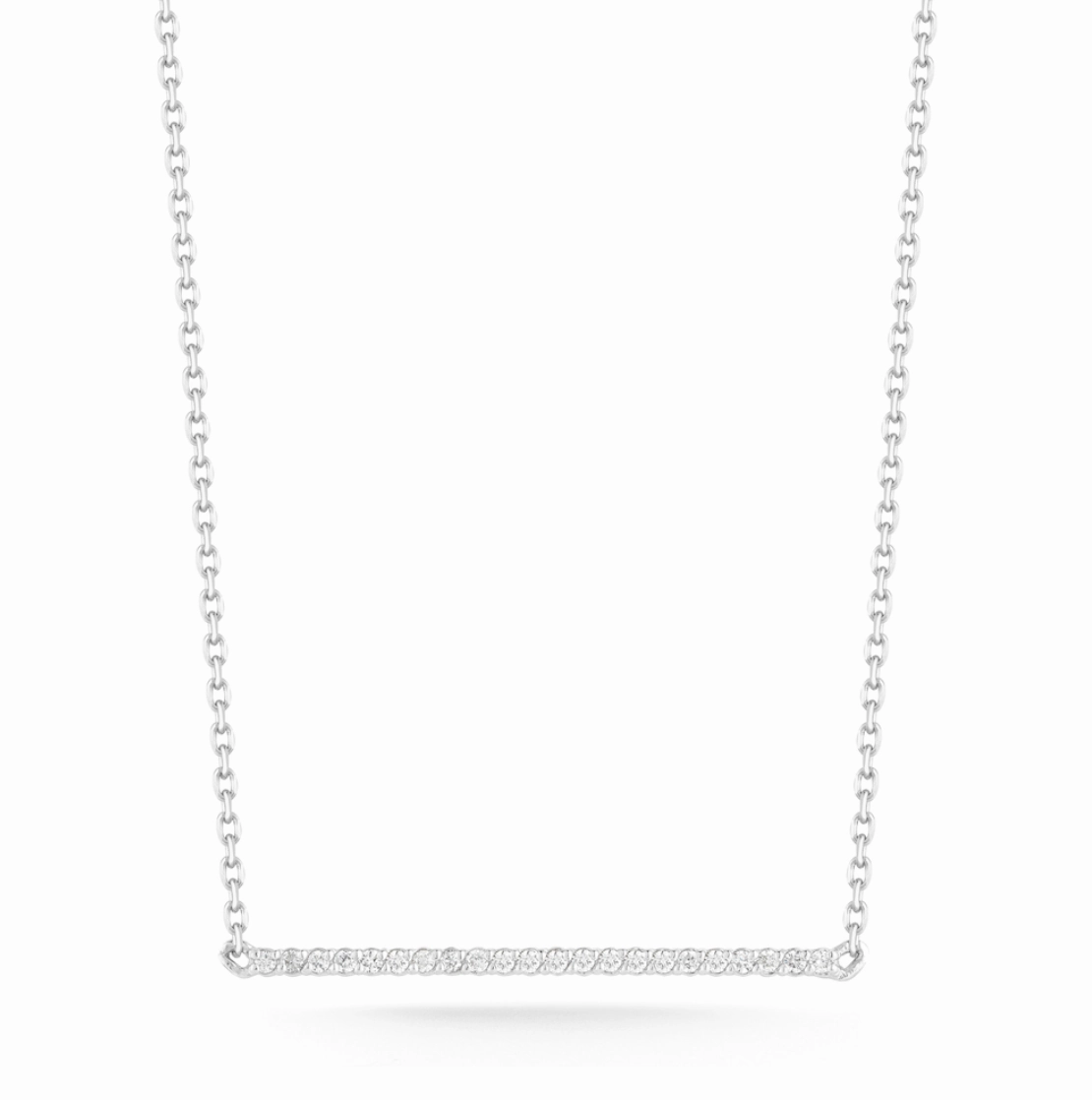 Mini Diamond Bar Necklace
