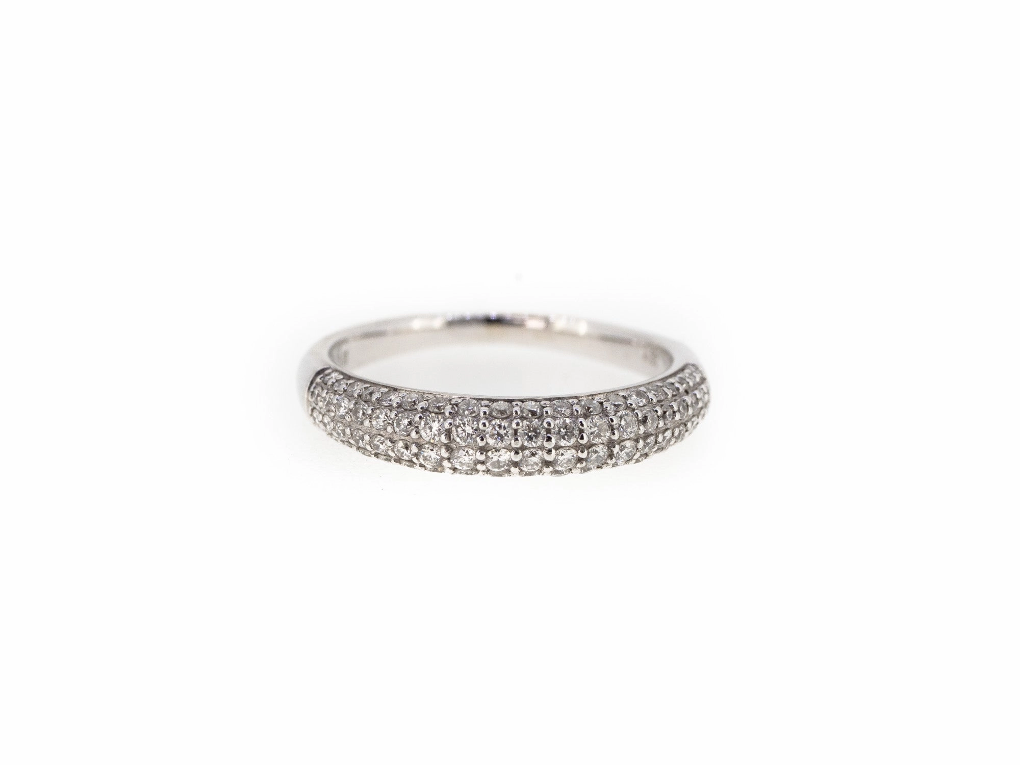 Mini Micro Pave Half Eternity