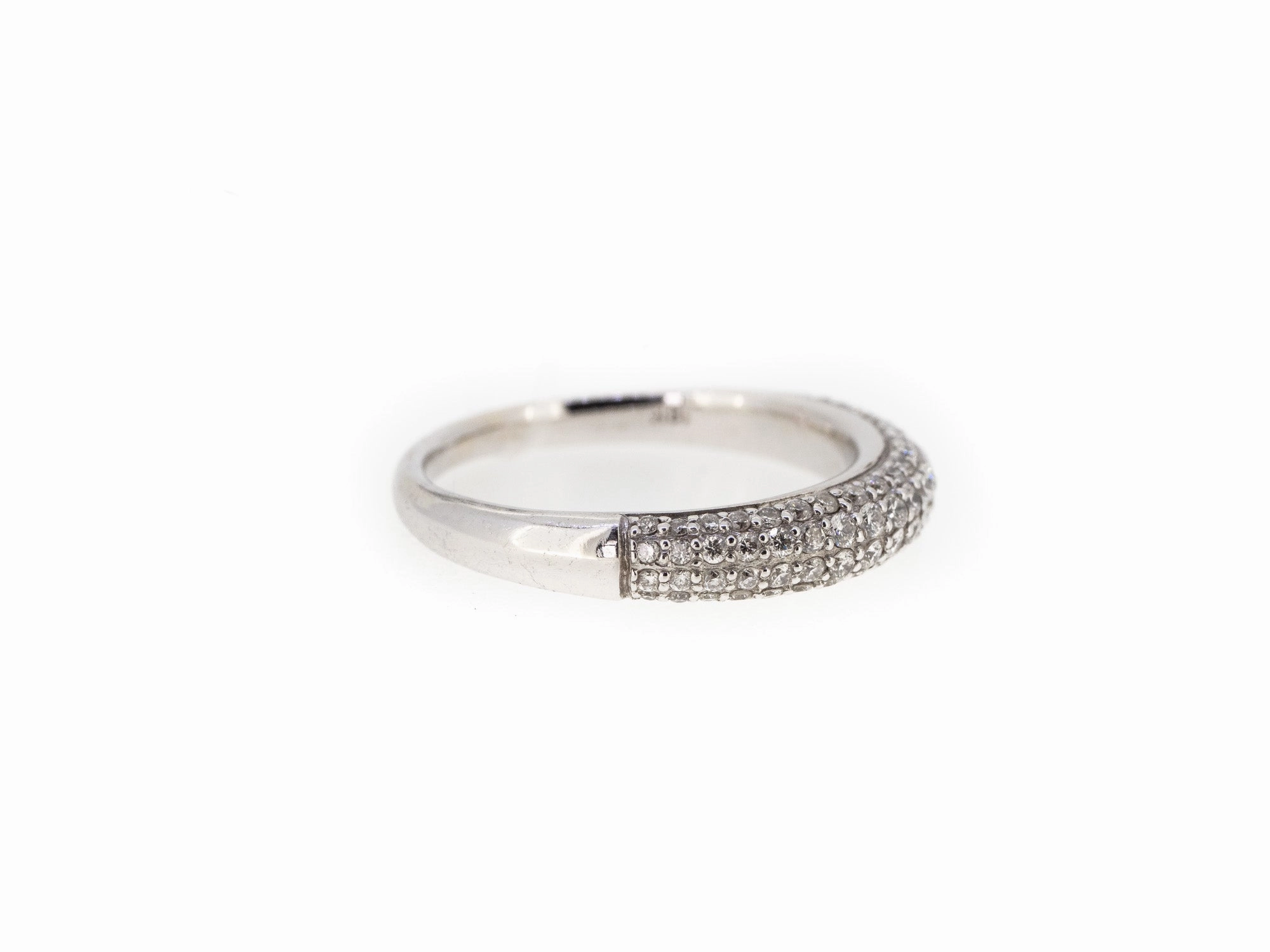 Mini Micro Pave Half Eternity