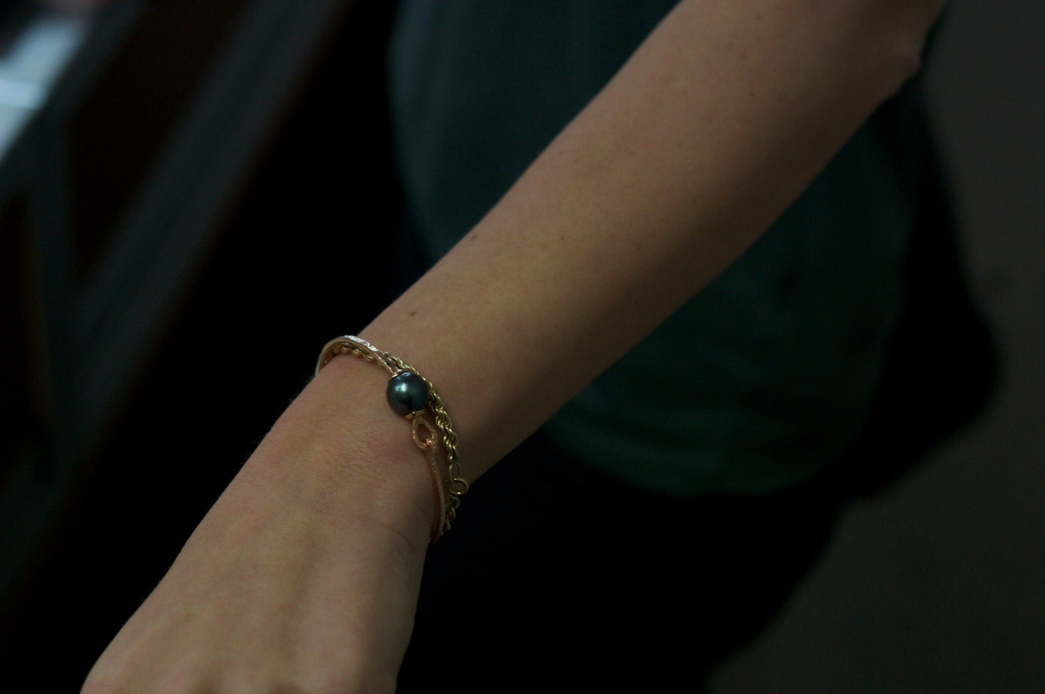Moana Black Pearl Bracelet
