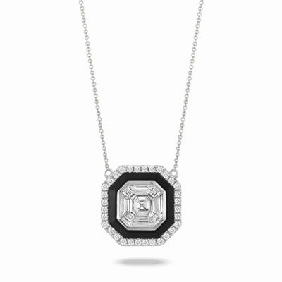 Mondrian Invisible Set Necklace