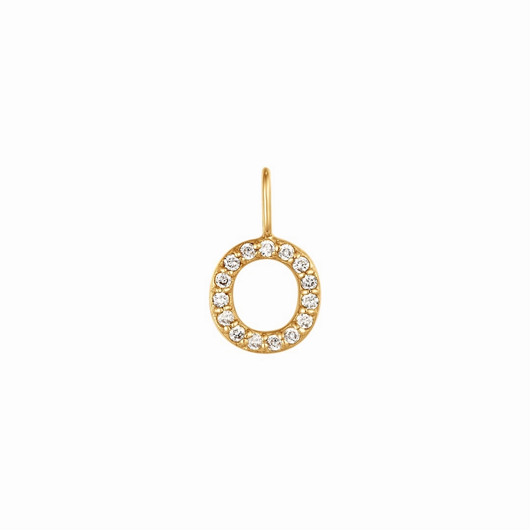 O | Diamond Initial Charm