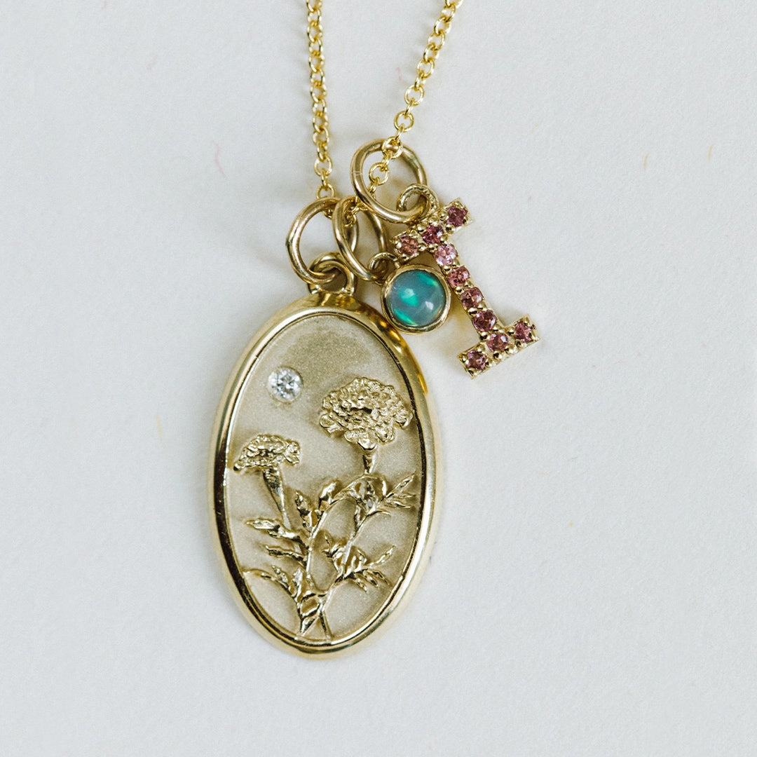 OCTOBER BIRTH FLOWER CHARM