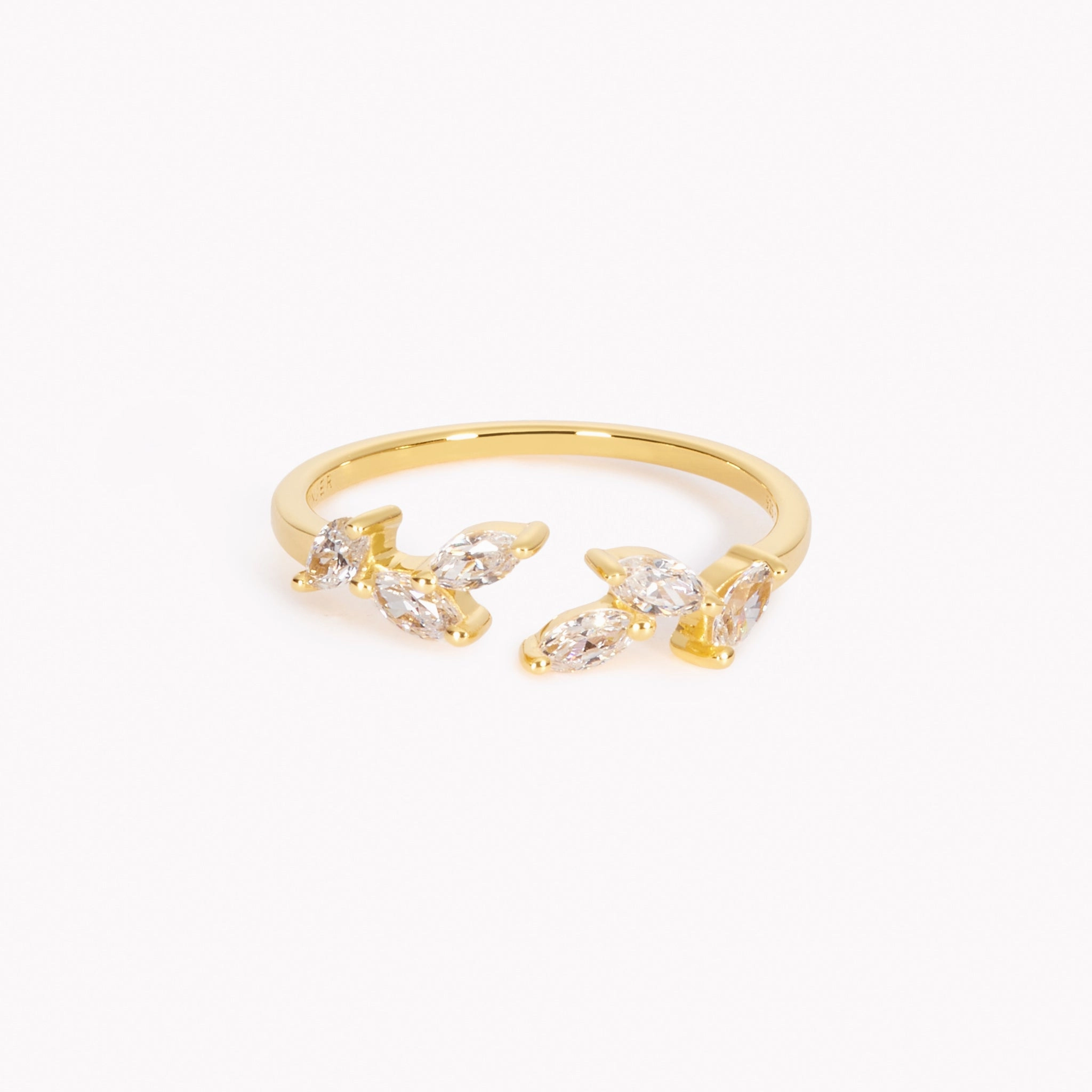 Open Leaf Ring - Ada