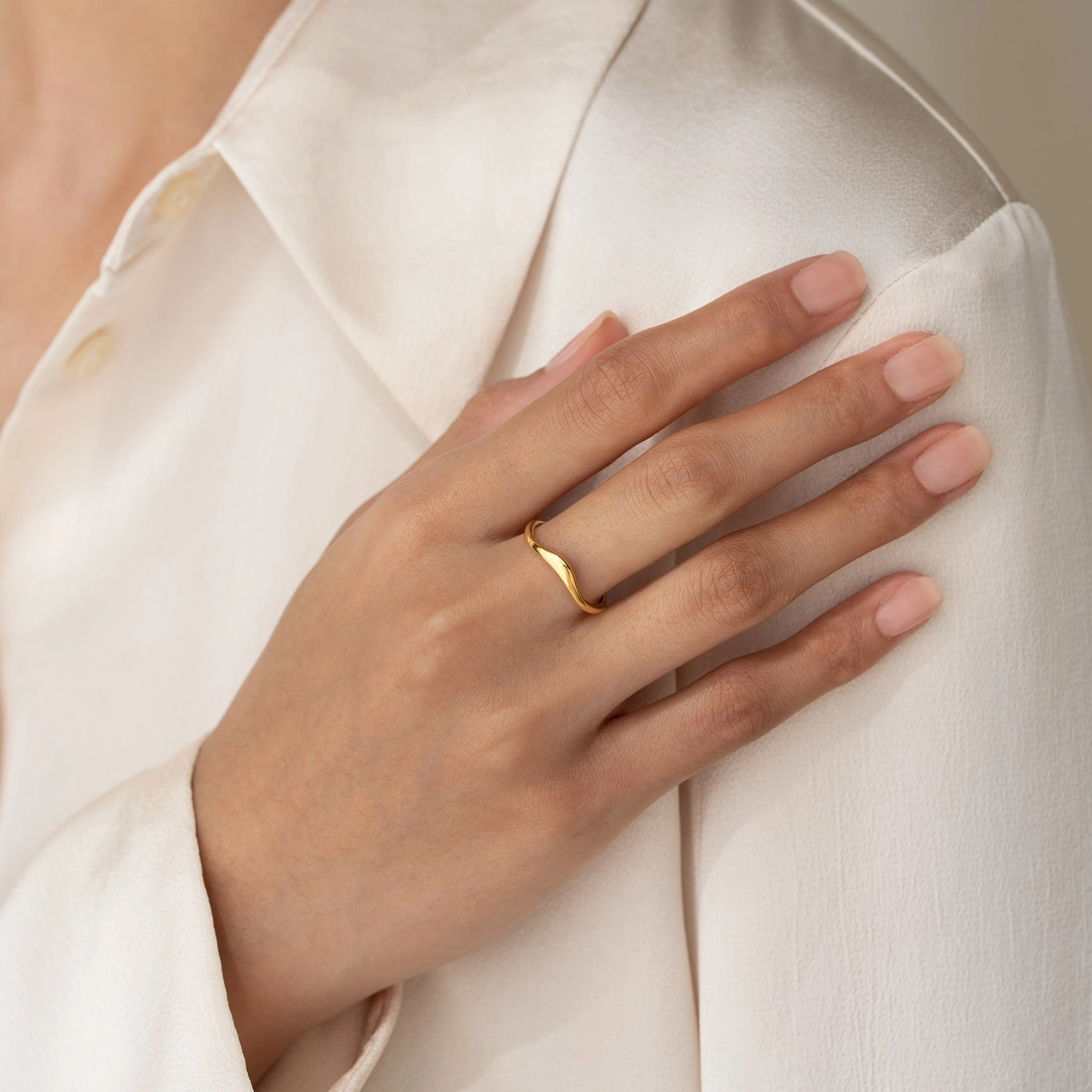 Organic Wavy Ring - Bea