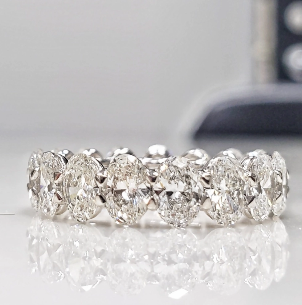 Oval Diamond Eternity Ring