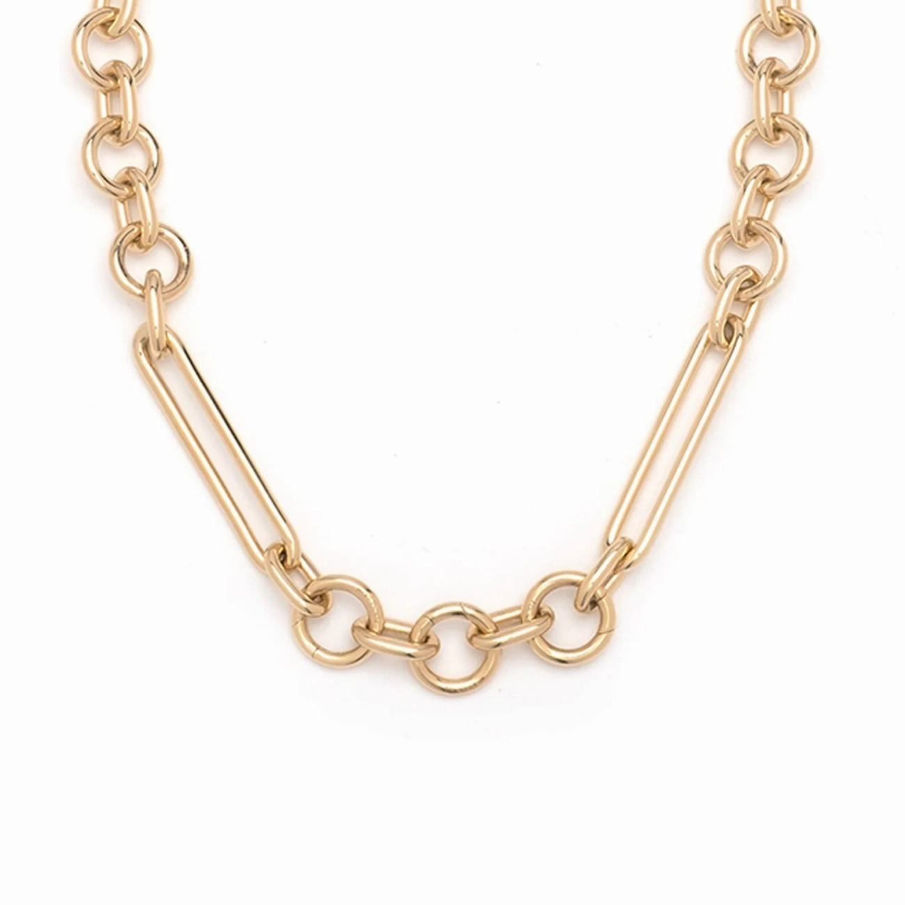 Oversized Mixed Clip Chain