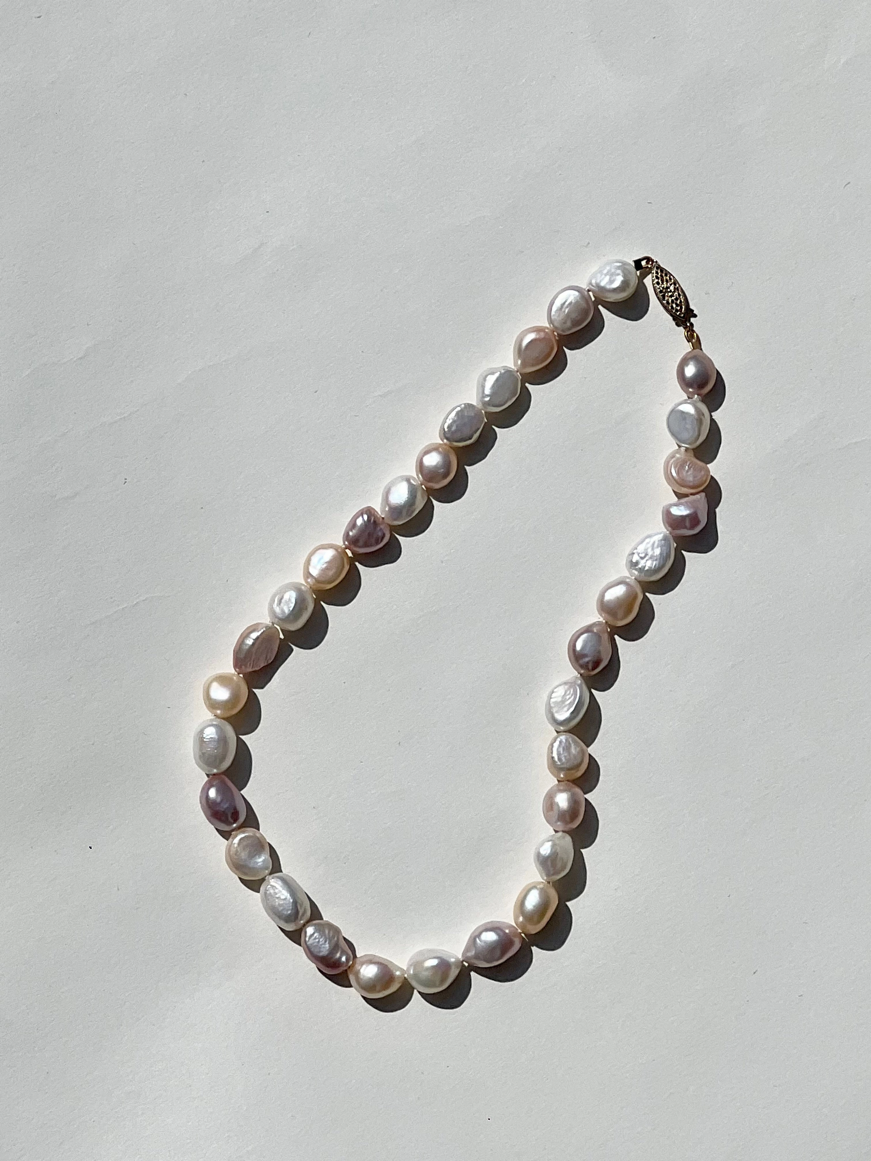 Pastel Pearl Necklace