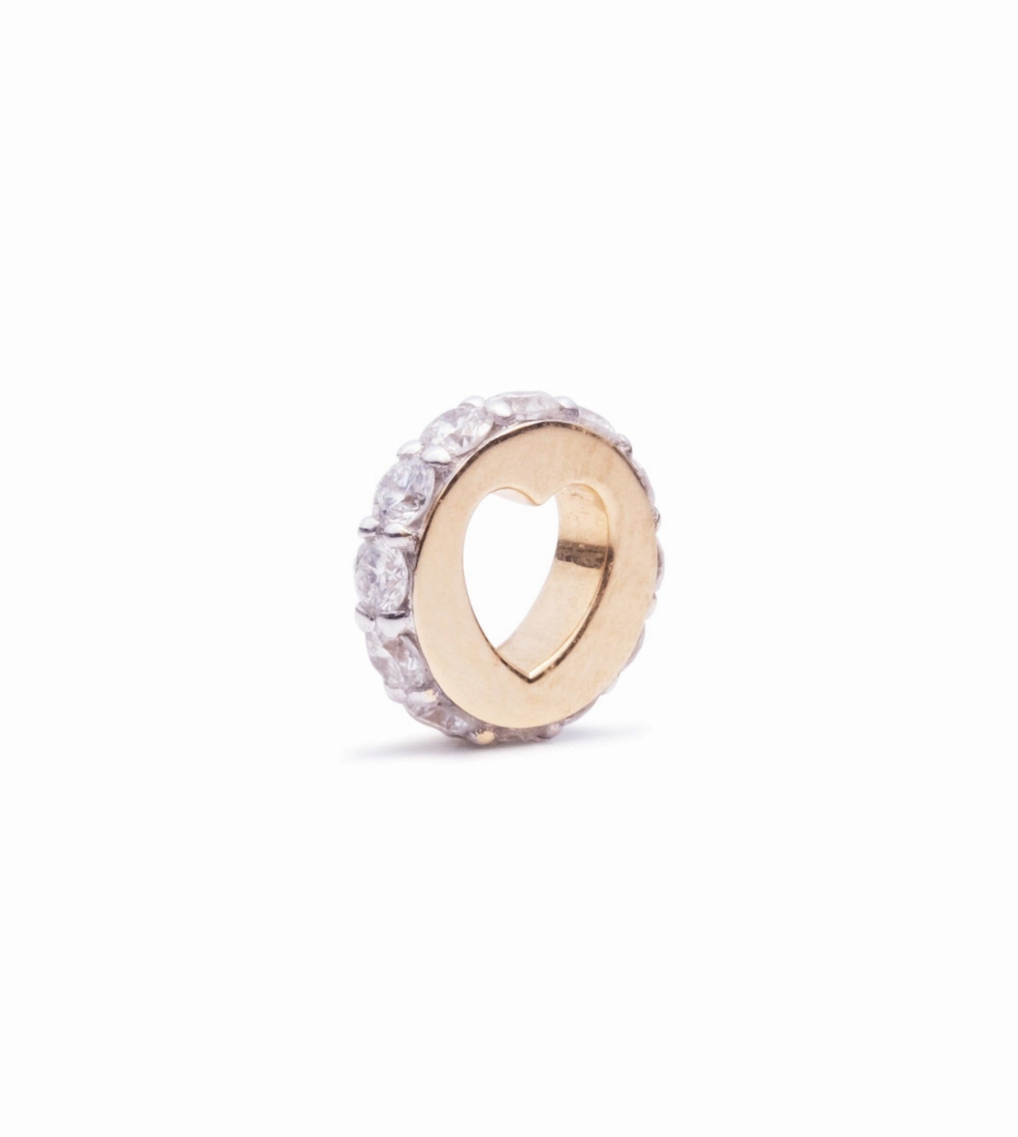 Pave Diamond Edge - Love : Heart Beat