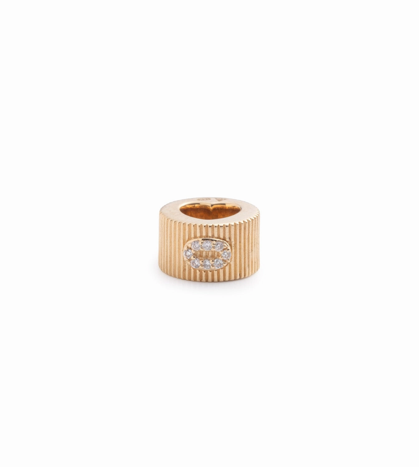 Pave Diamond Number - Initials & Numbers : Heart Beat