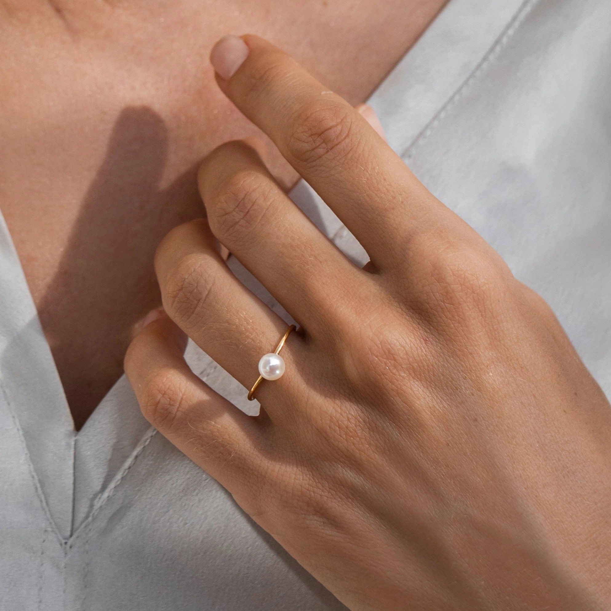 Pearl Ring - Lea
