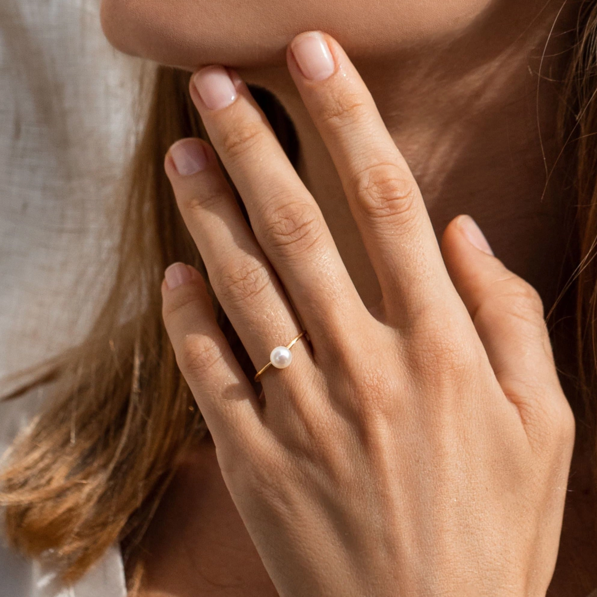 Pearl Ring - Lea