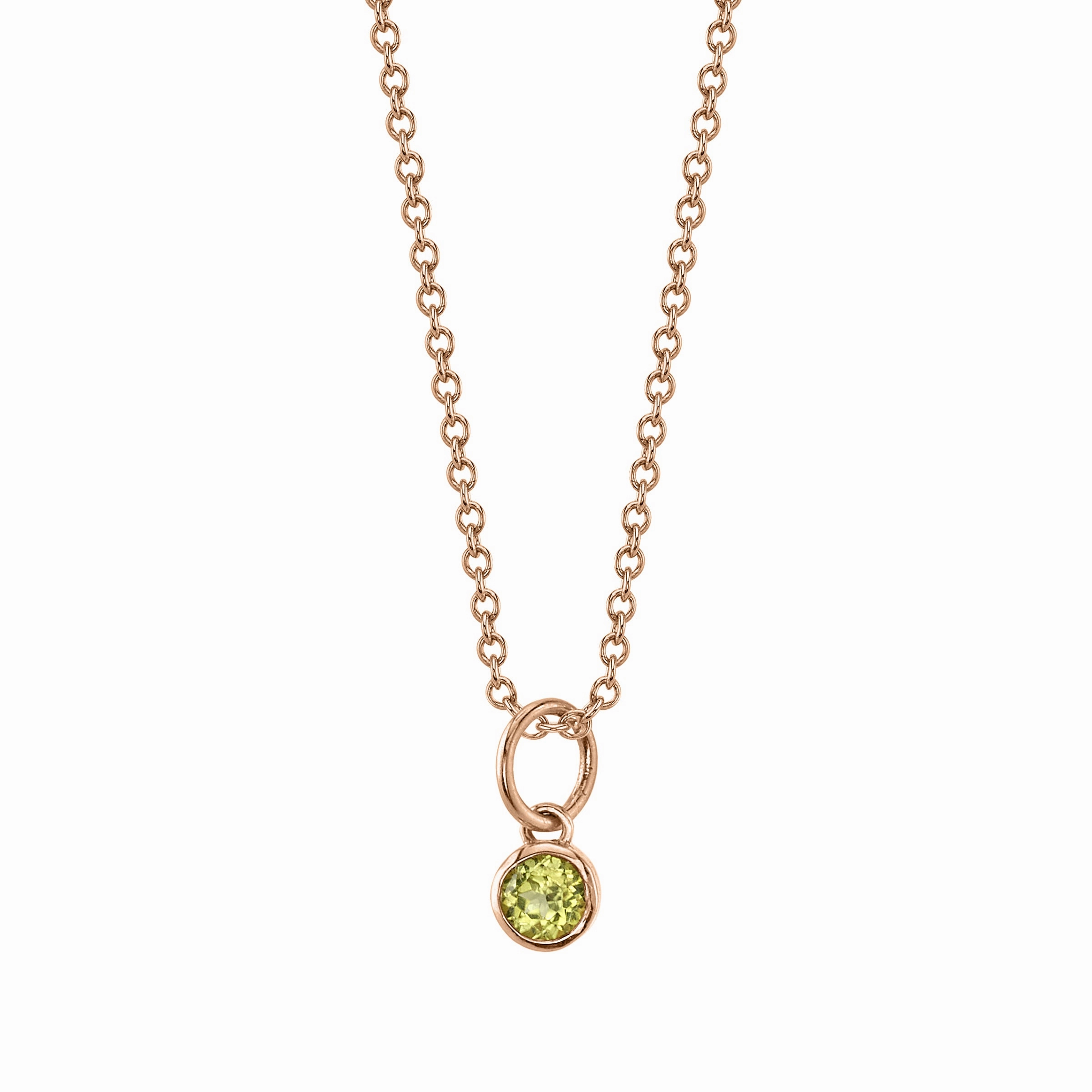 PERIDOT BIRTHSTONE CHARM