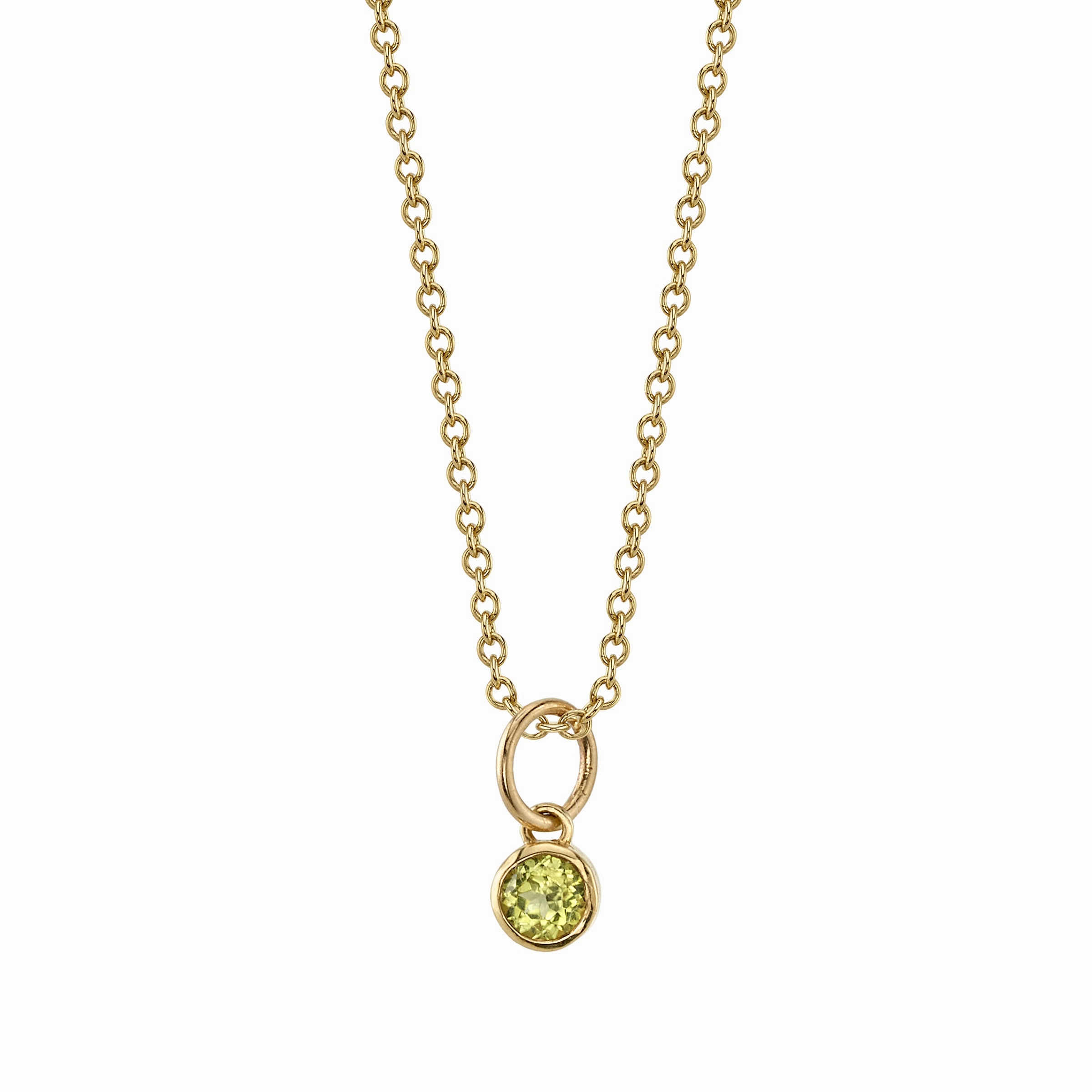 PERIDOT BIRTHSTONE CHARM