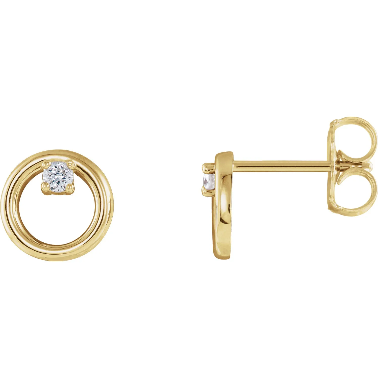 Petite Circle Earrings