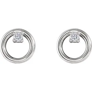 Petite Circle Earrings